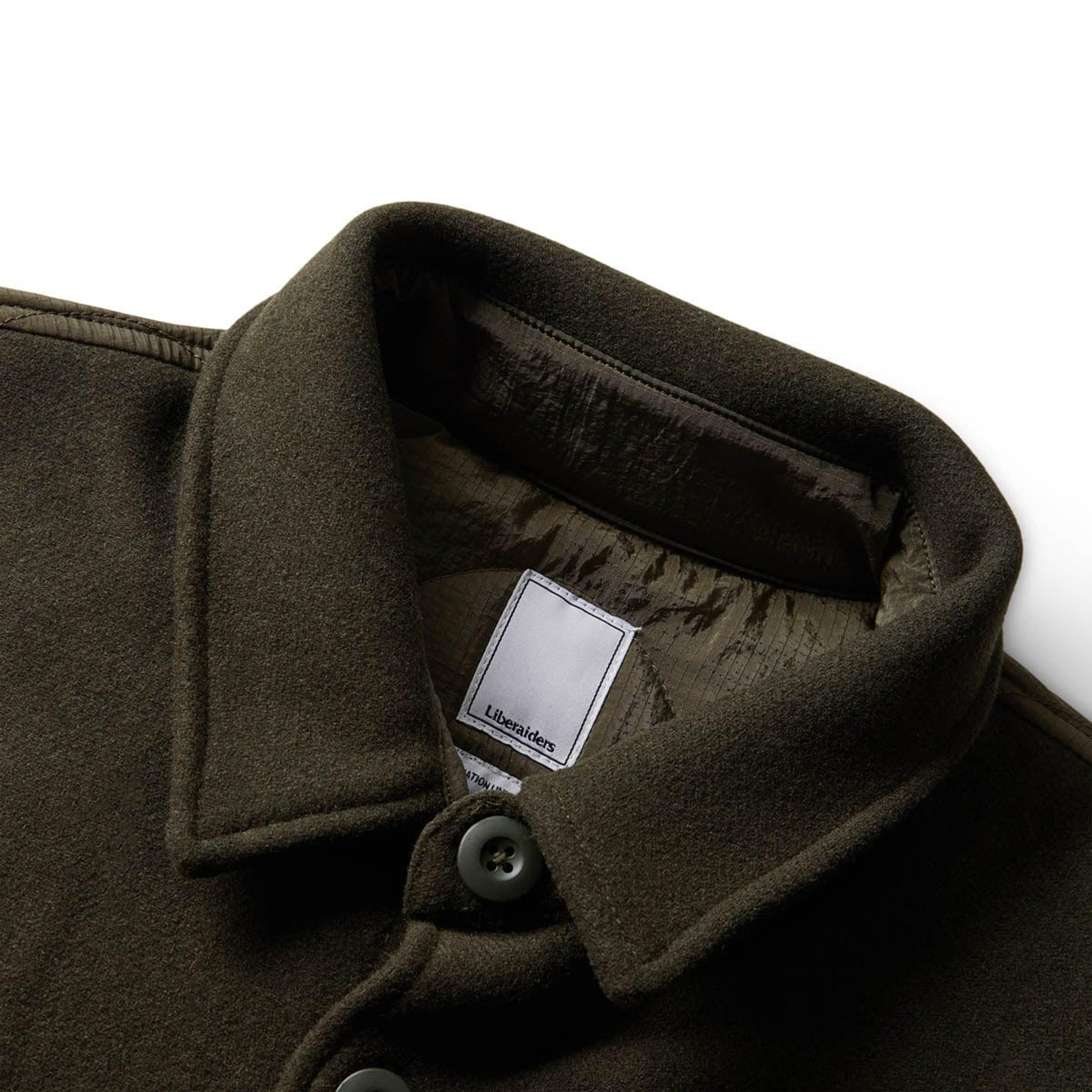 QUILTED UTILITY SHIRT JACKET OLIVE | Bodega – Bodega Store