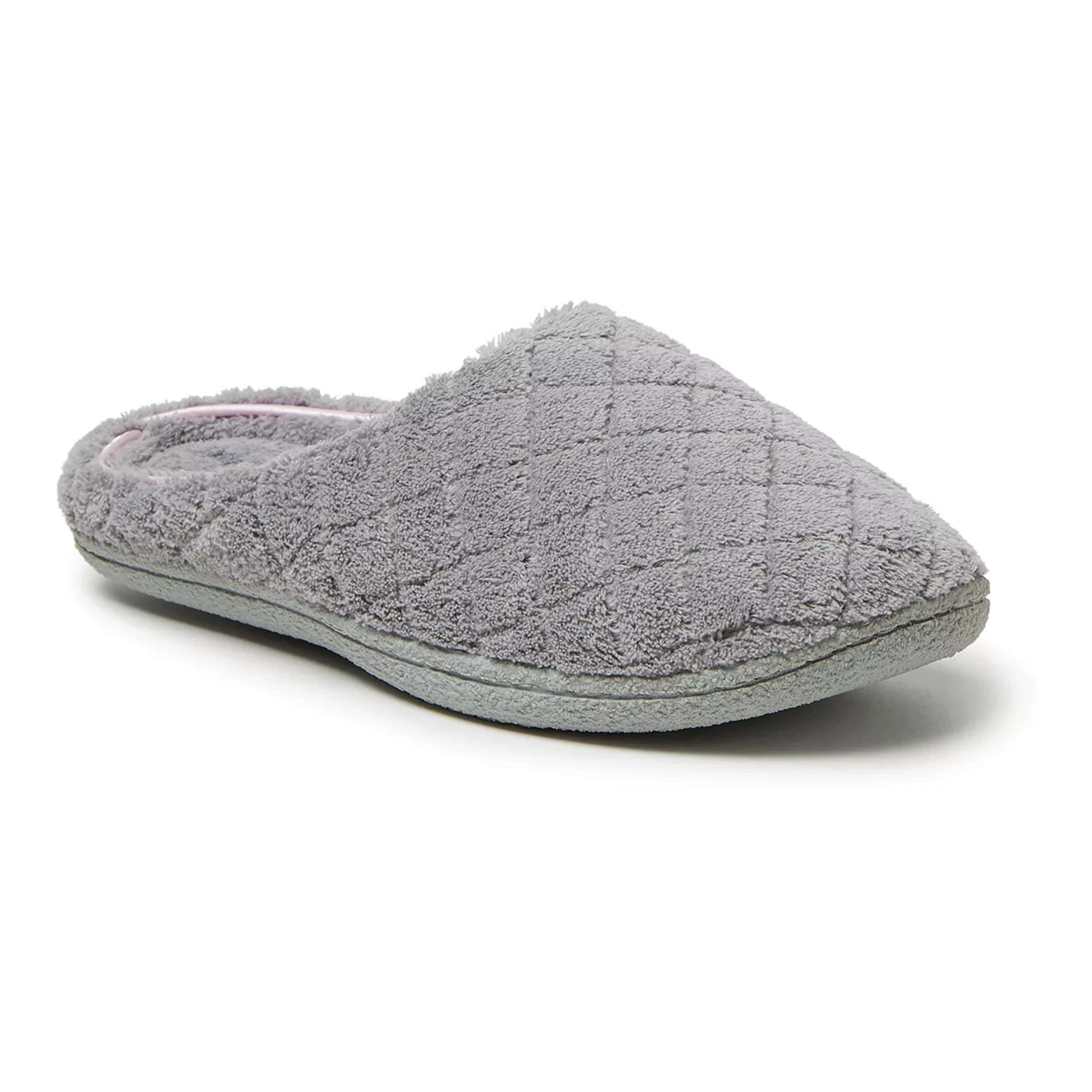 Women's Dearfoams Leslie Quilted Terry Clog Slippers