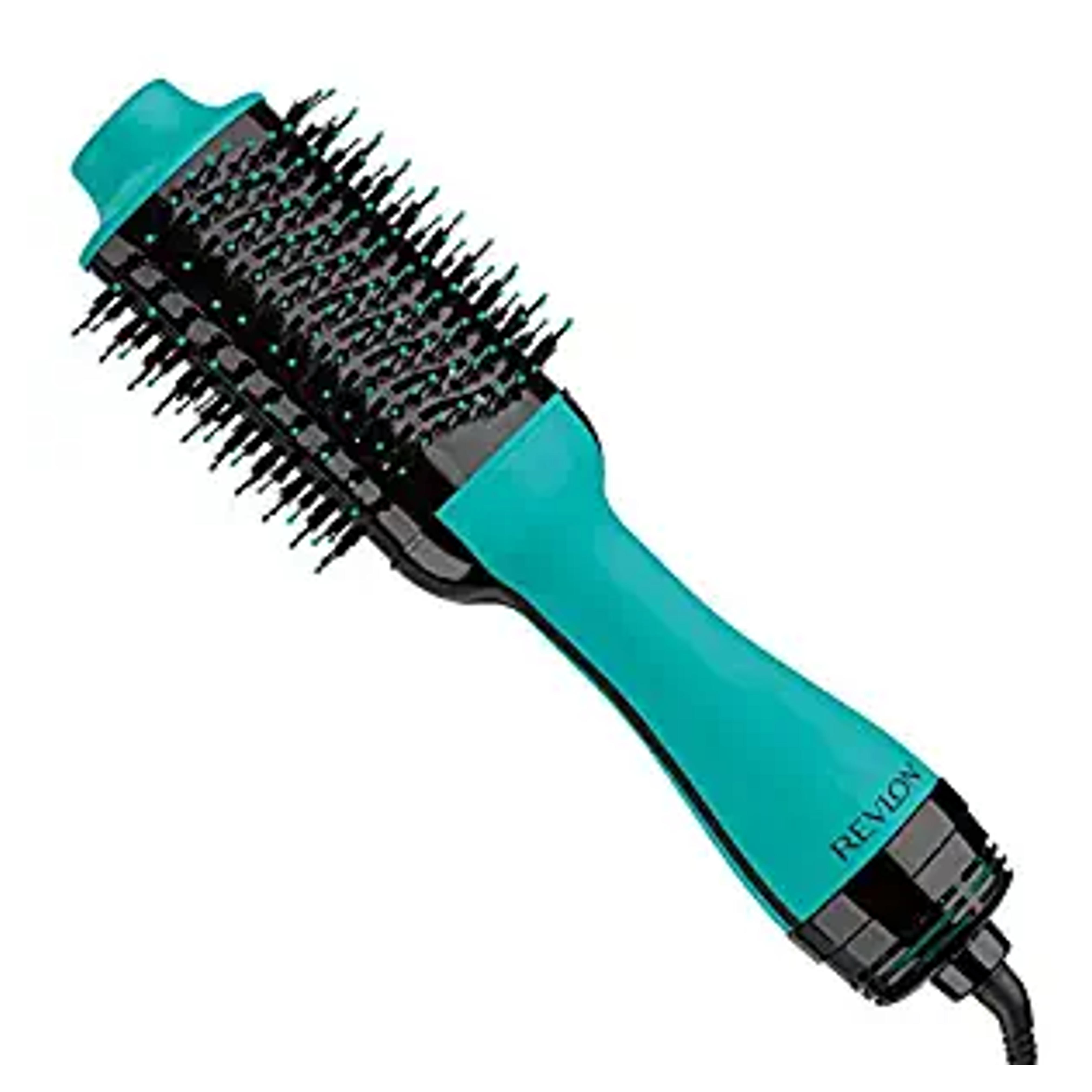 Amazon.com : REVLON One-Step Volumizer Original 1.0 Hair Dryer and Hot Air Brush, Teal : Beauty & Personal Care