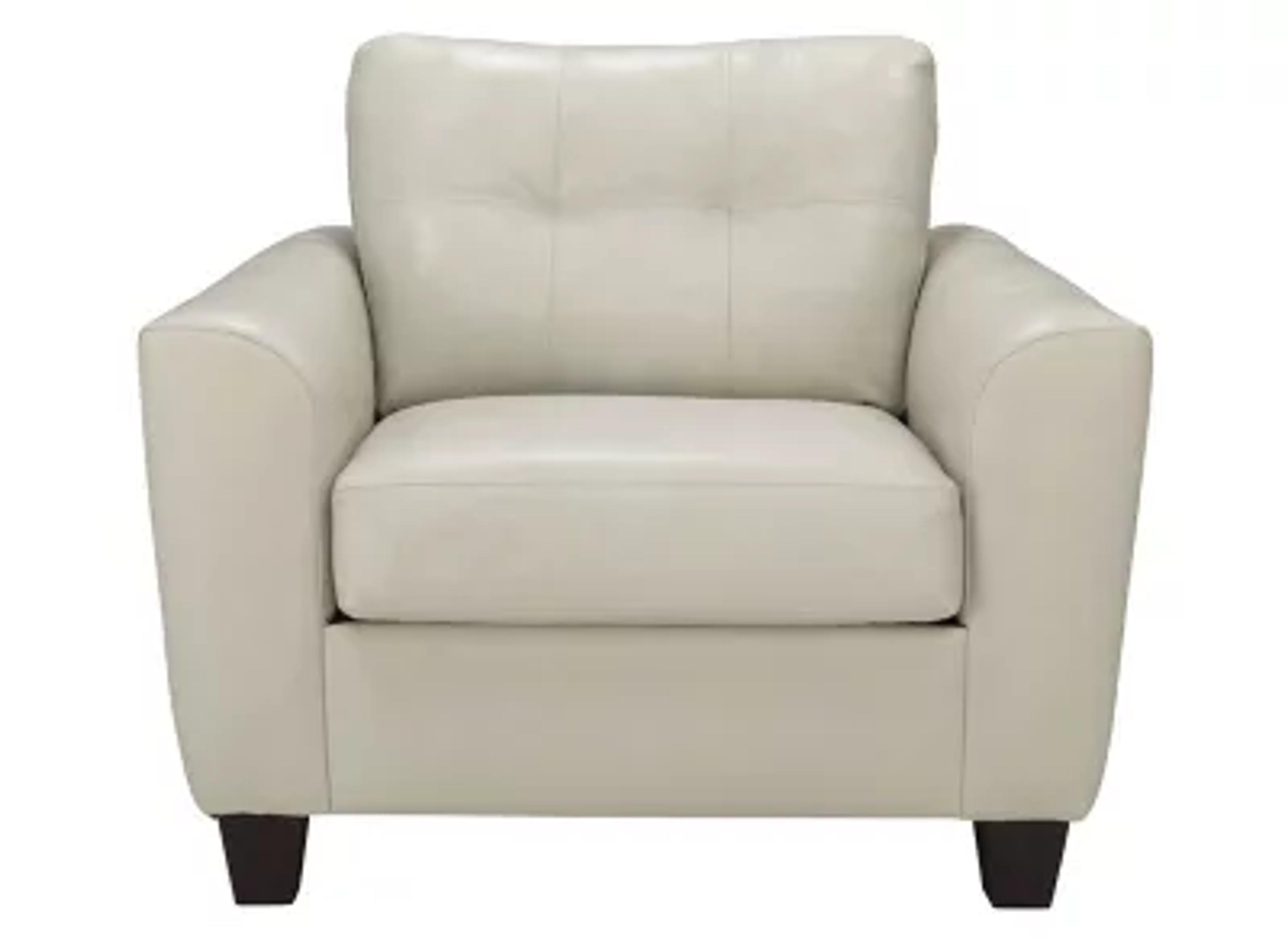 Dominic Leather Living Room Chair