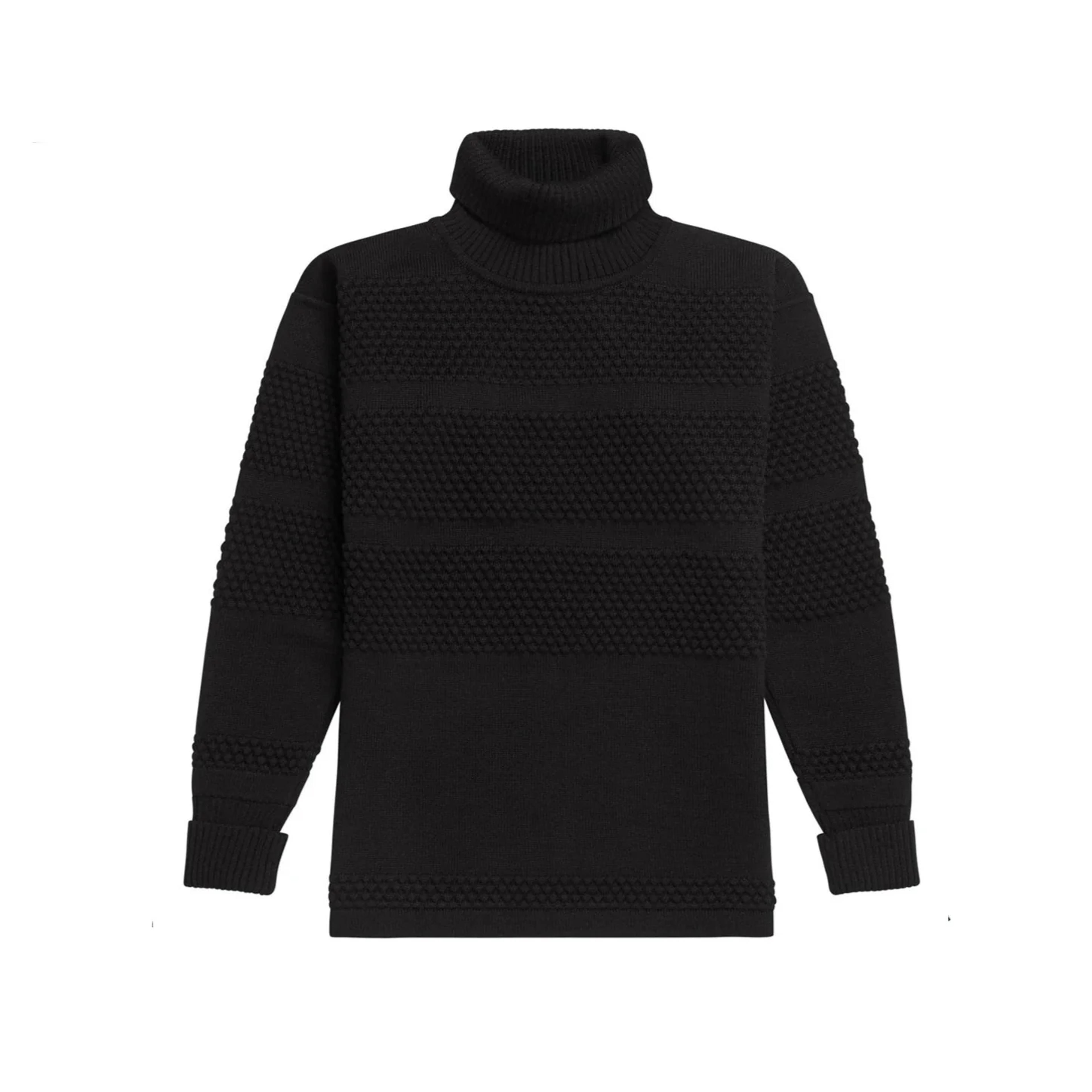 S.N.S. Herning | Fisherman Sweater | Black Void | BlackBlue