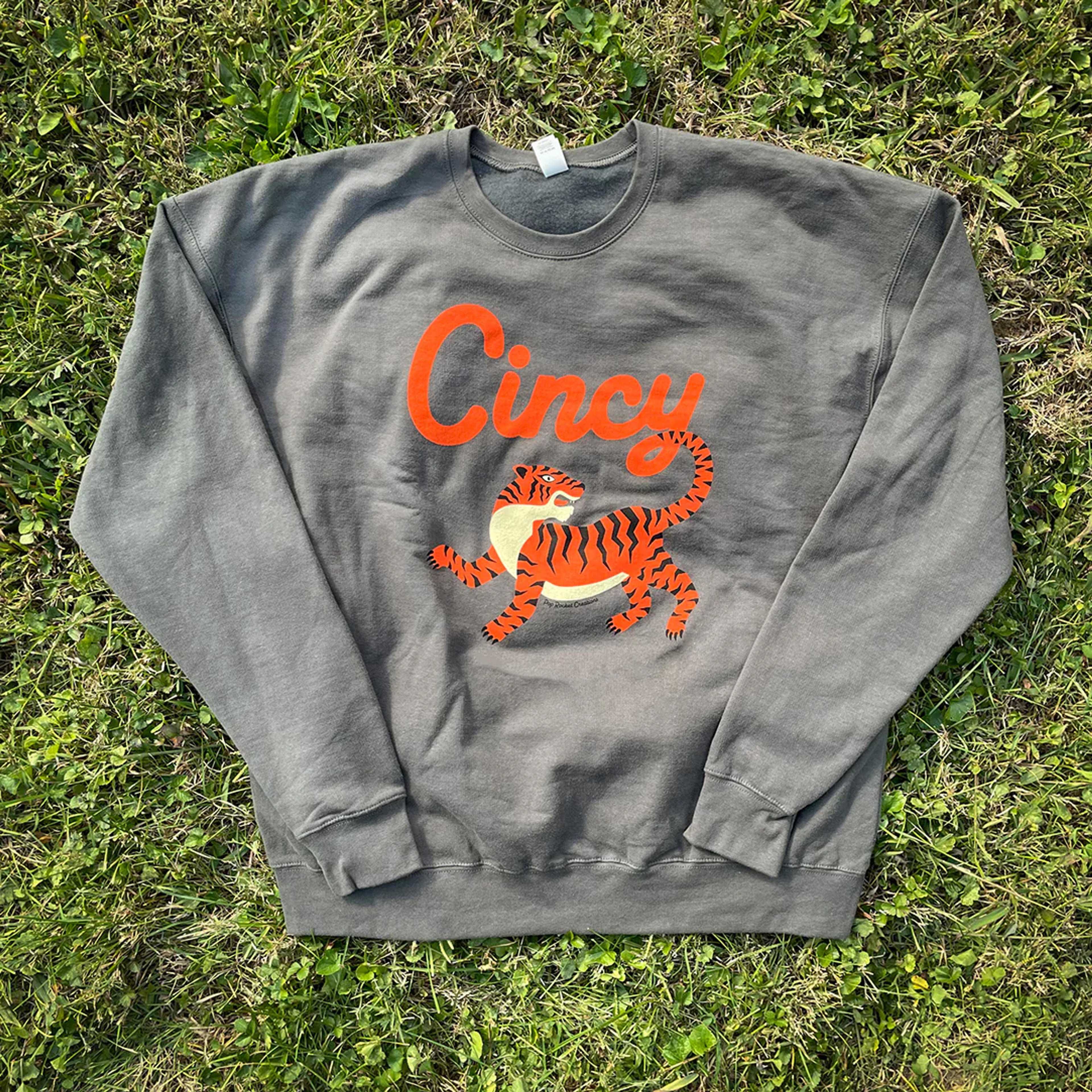 Cincy Bengal Tiger Crewneck Sweatshirt – Pop Rocket Creations