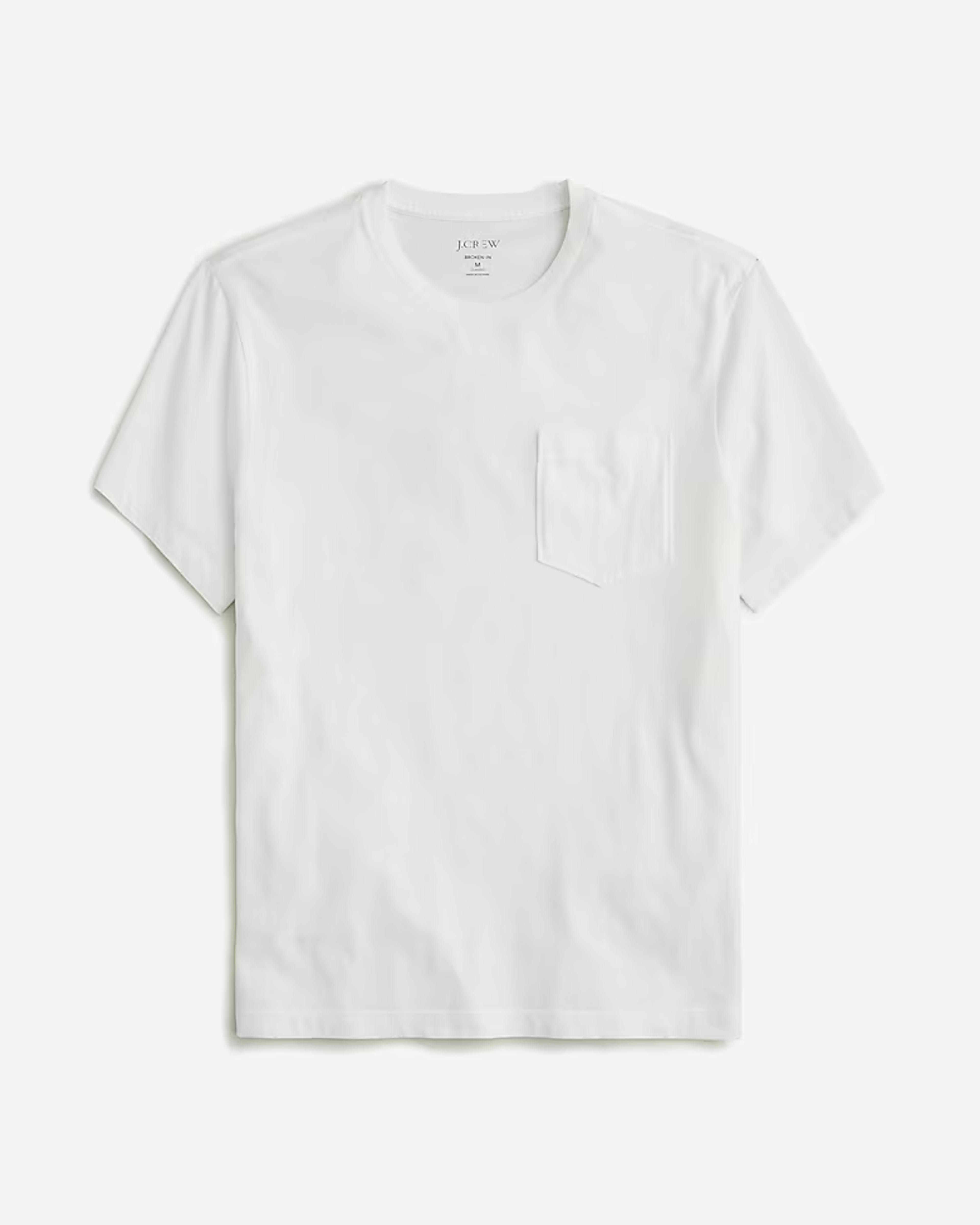 J.Crew: Broken-in Pocket T-shirt For Men