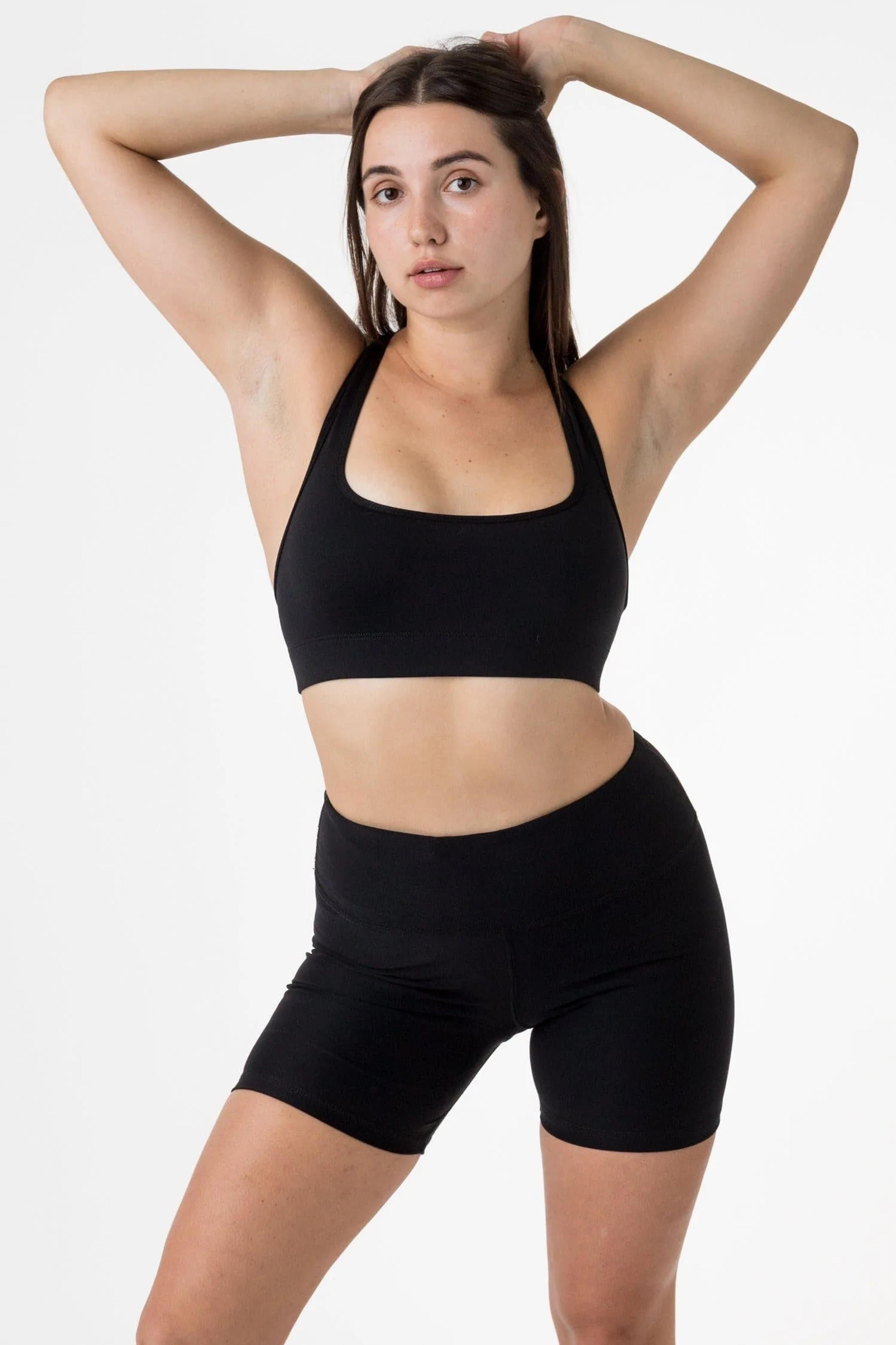 RAW301 - Racerback Sports Bra – Los Angeles Apparel