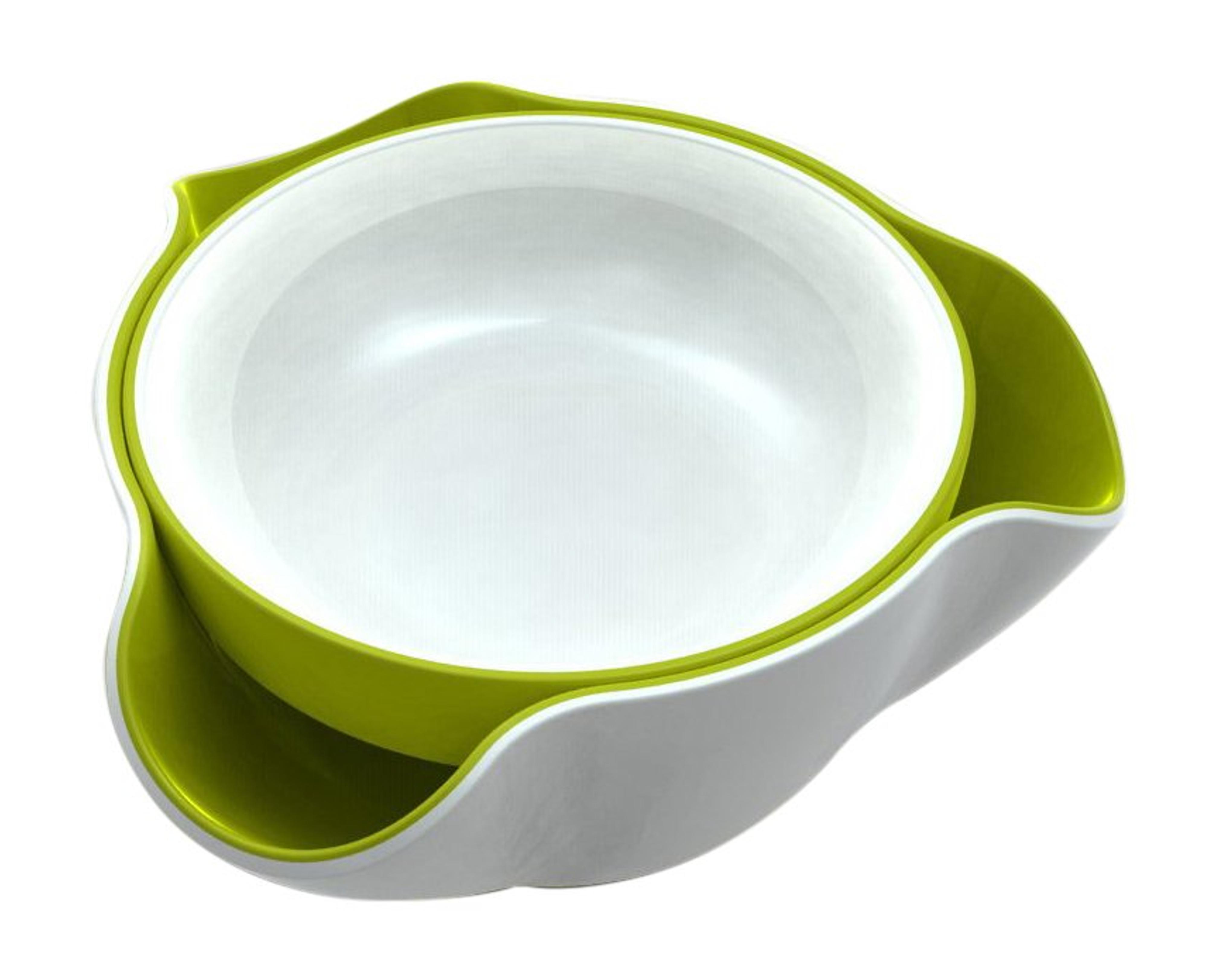 Joseph Joseph Double Dish Serving Bowl, Green