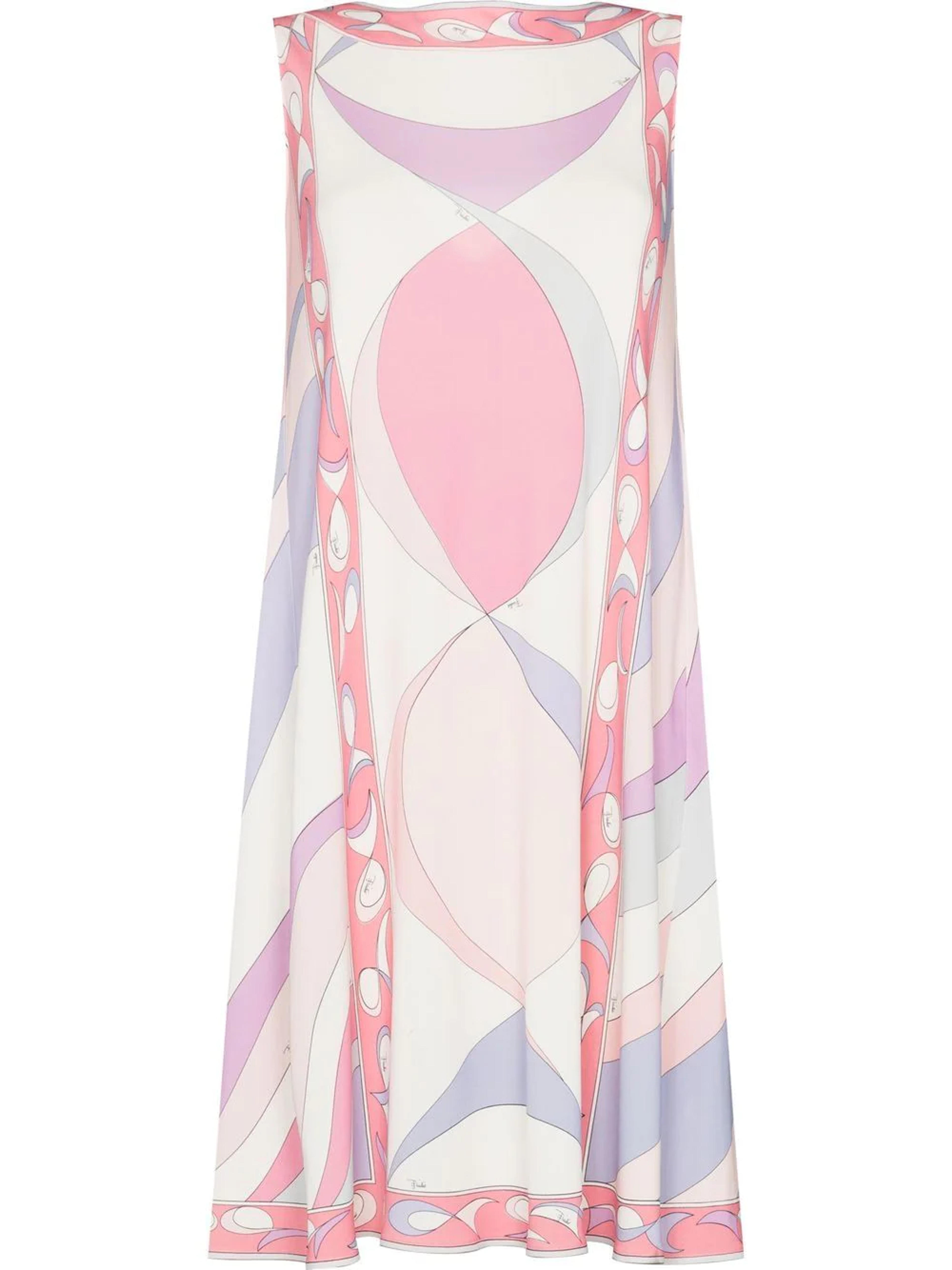 PUCCI Pesci Print Sleeveless Dress - Farfetch