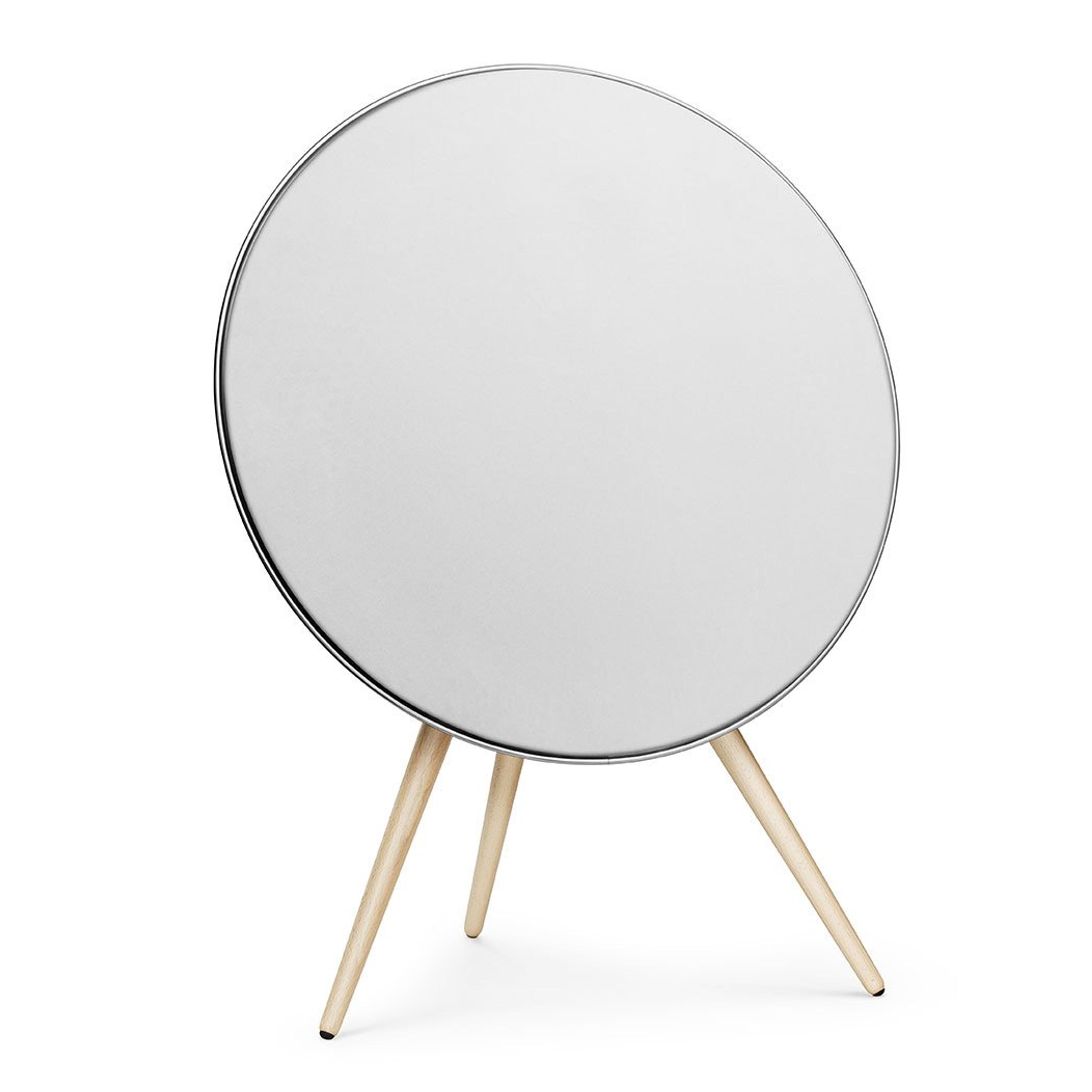 BeoPlay A9 2nd Generation, White with Maple Legs