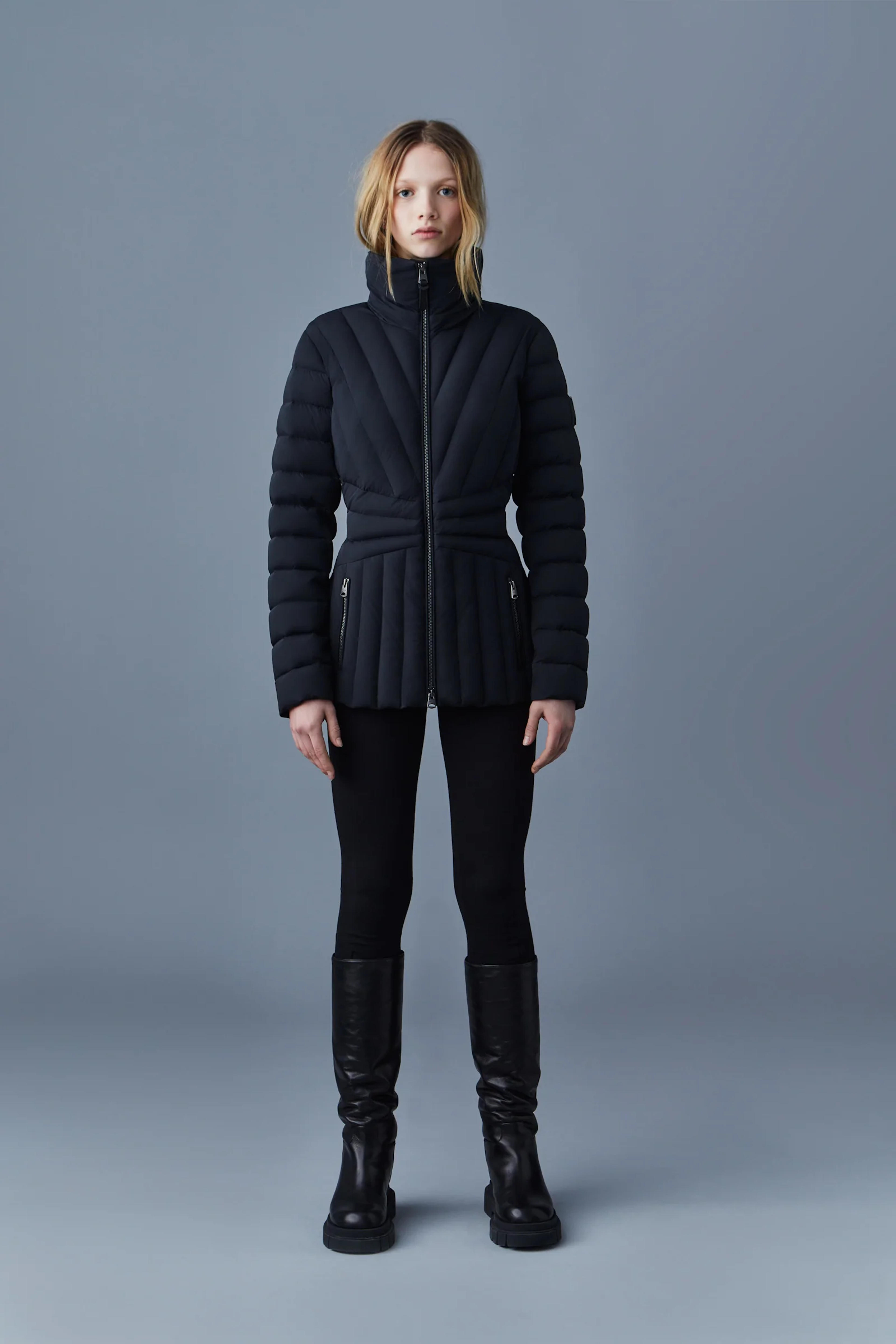 Black Alissa Down Jacket | MACKAGE