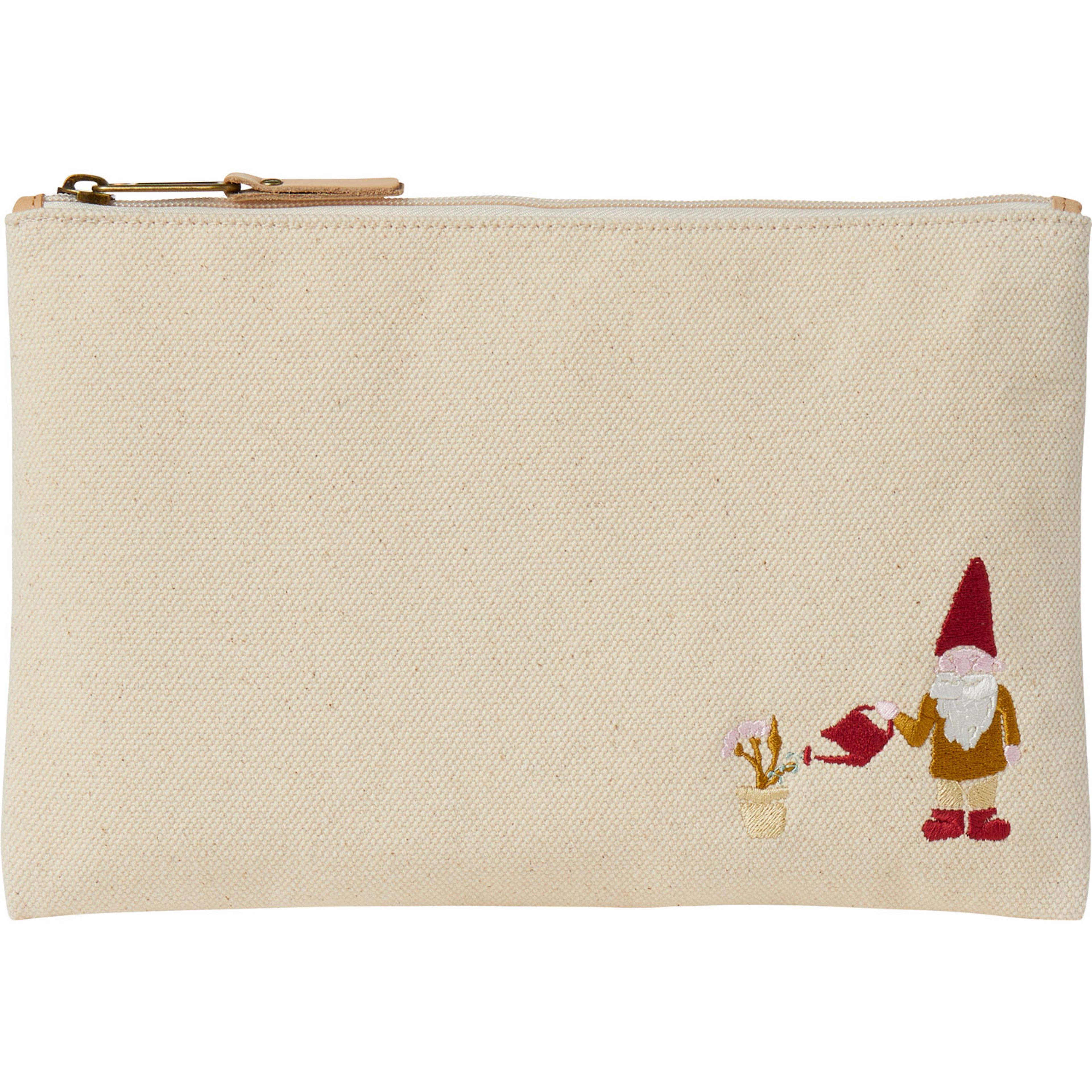 Canvas Embroidered Pouch