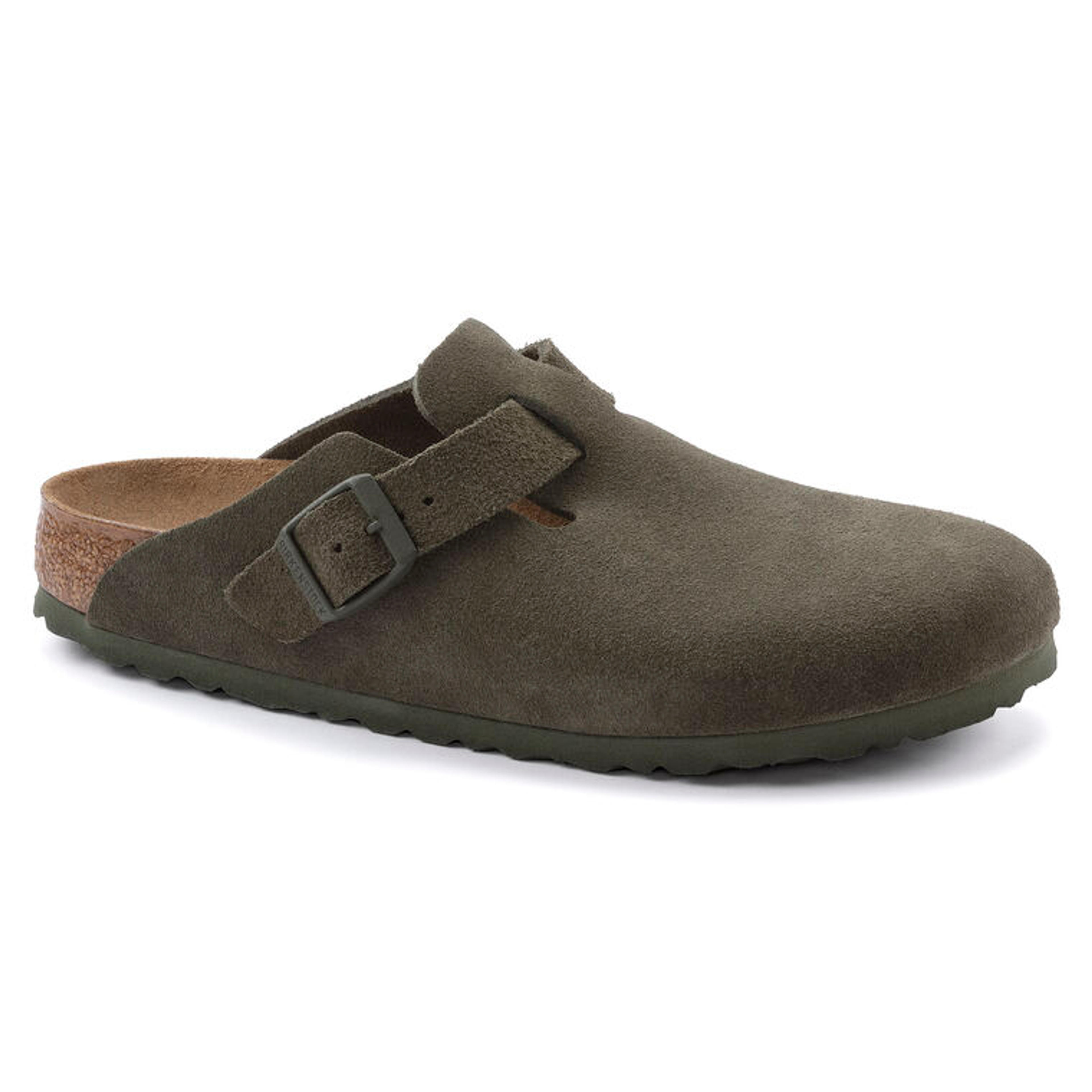 Boston Suede Leather Thyme | BIRKENSTOCK