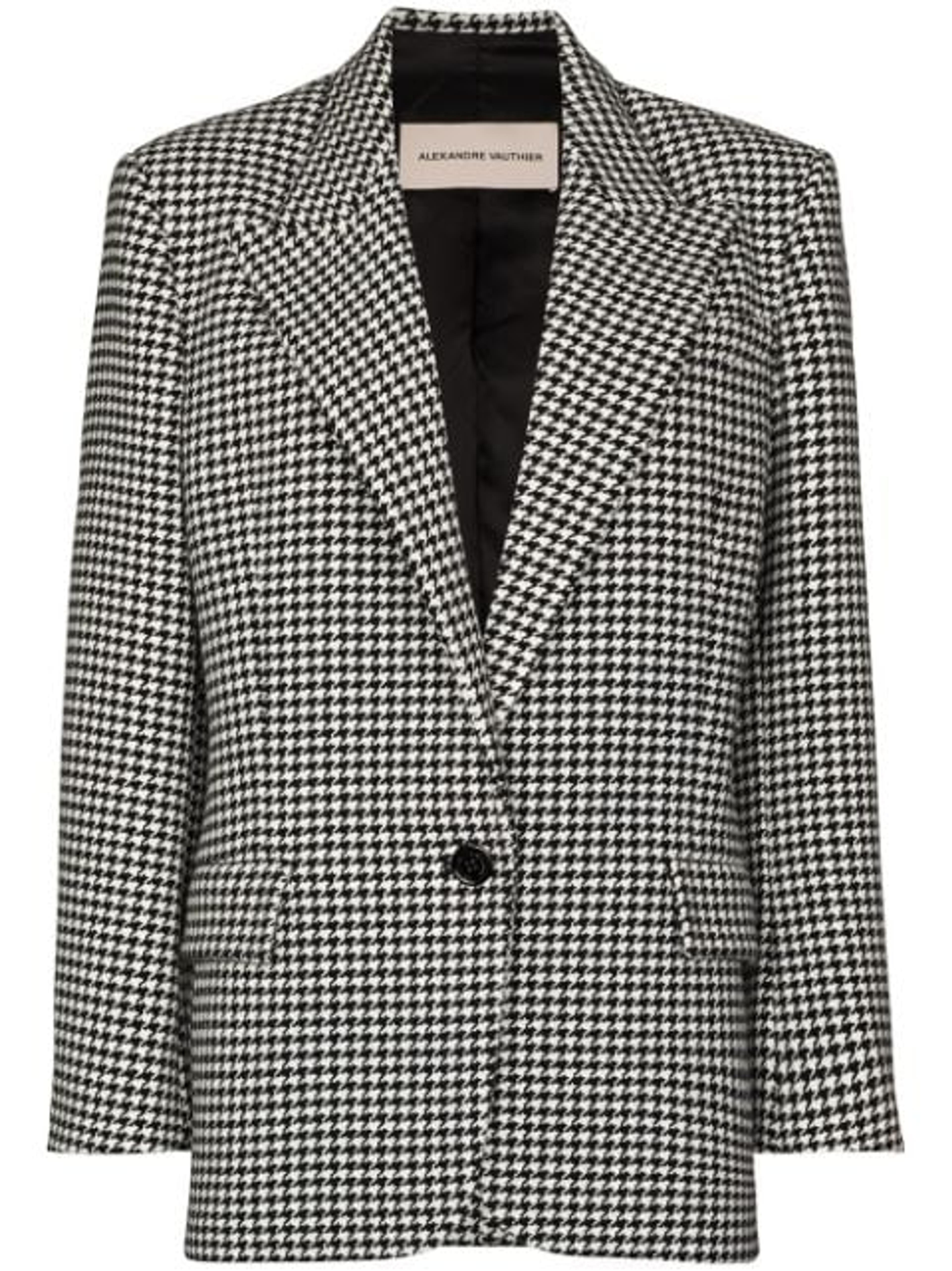 Alexandre Vauthier houndstooth wool-cashmere blazer - FARFETCH