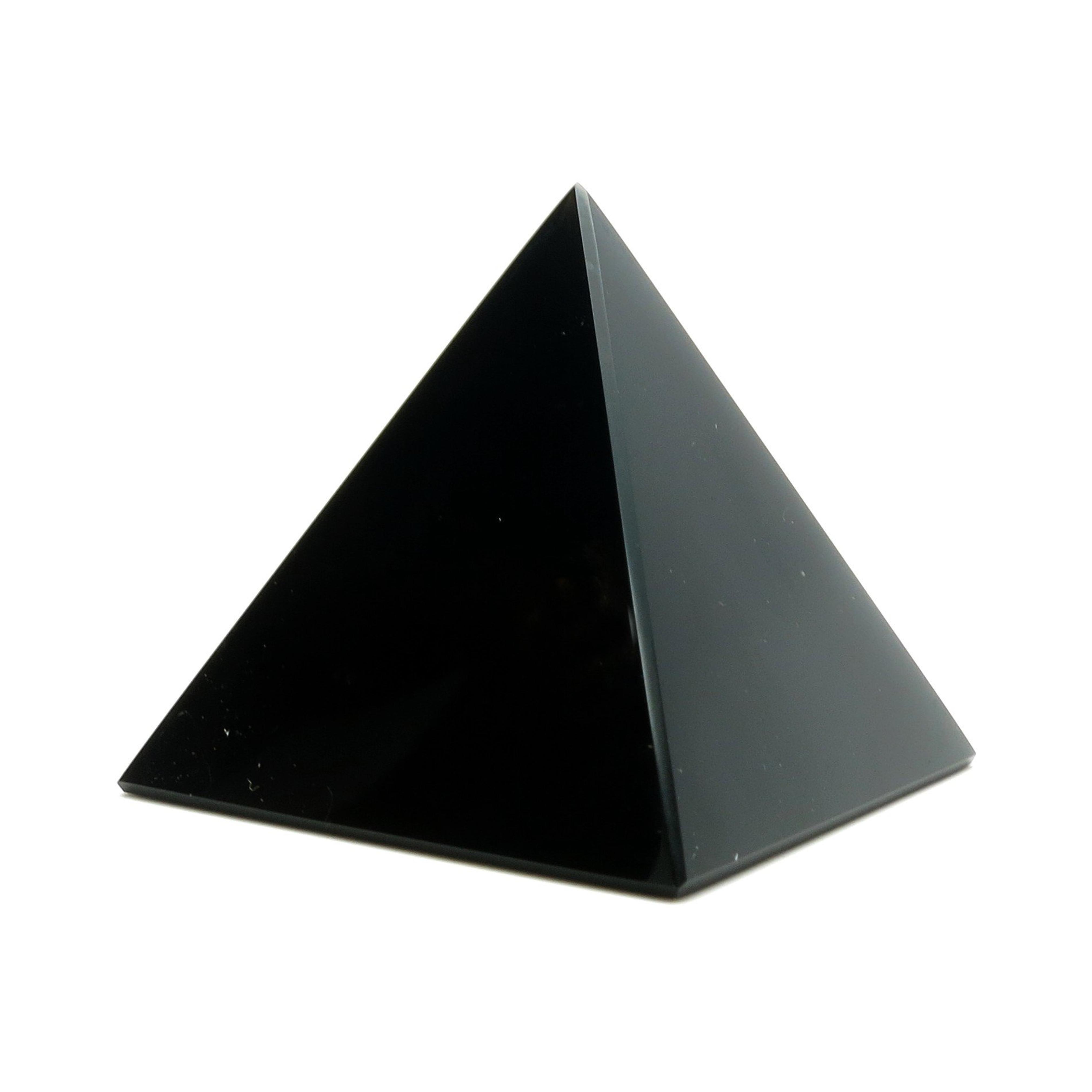 Black Obsidian Pyramid, 2 inch