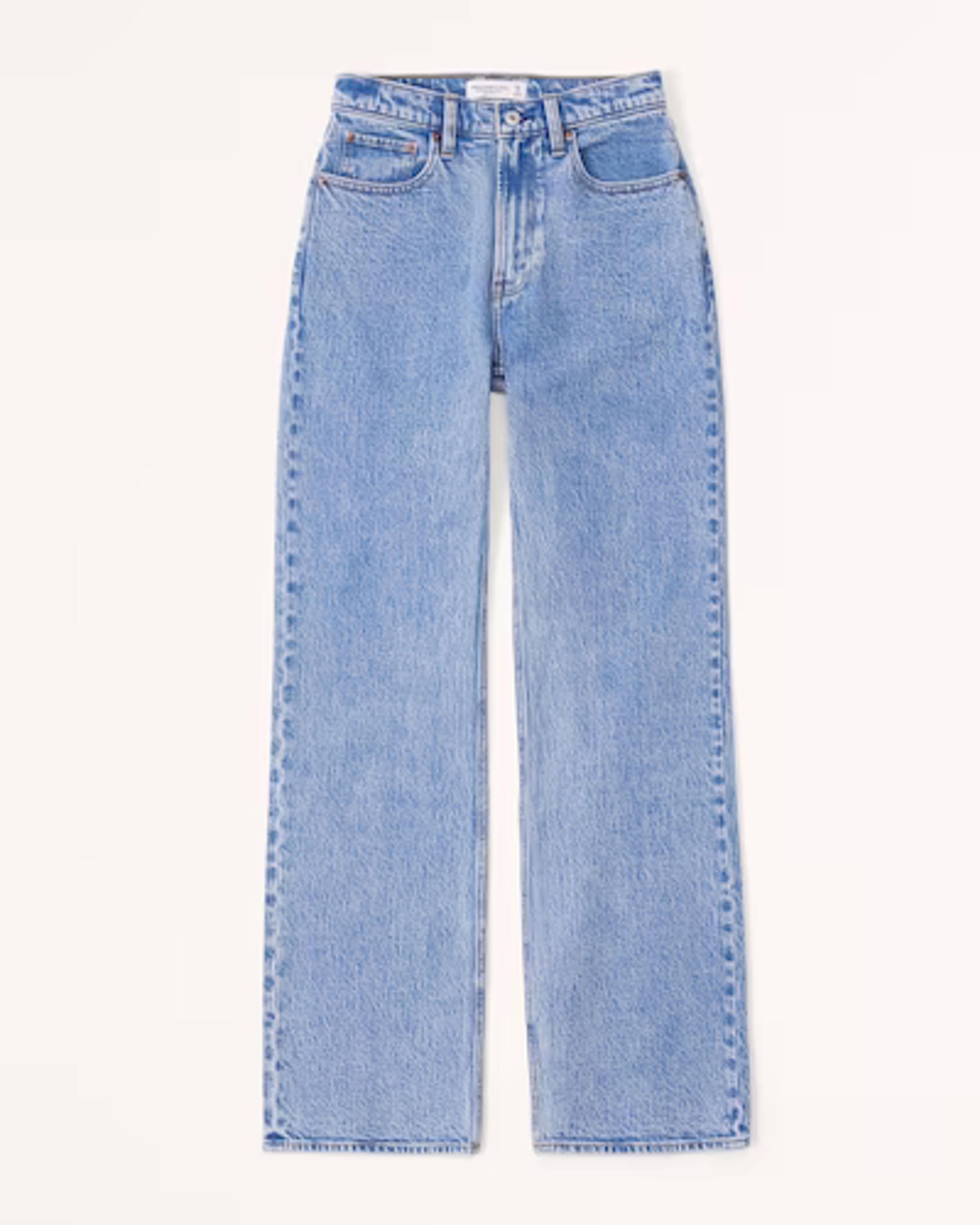 Women's Curve Love High Rise 90s Relaxed Jean | Women's Bottoms | Abercrombie.com