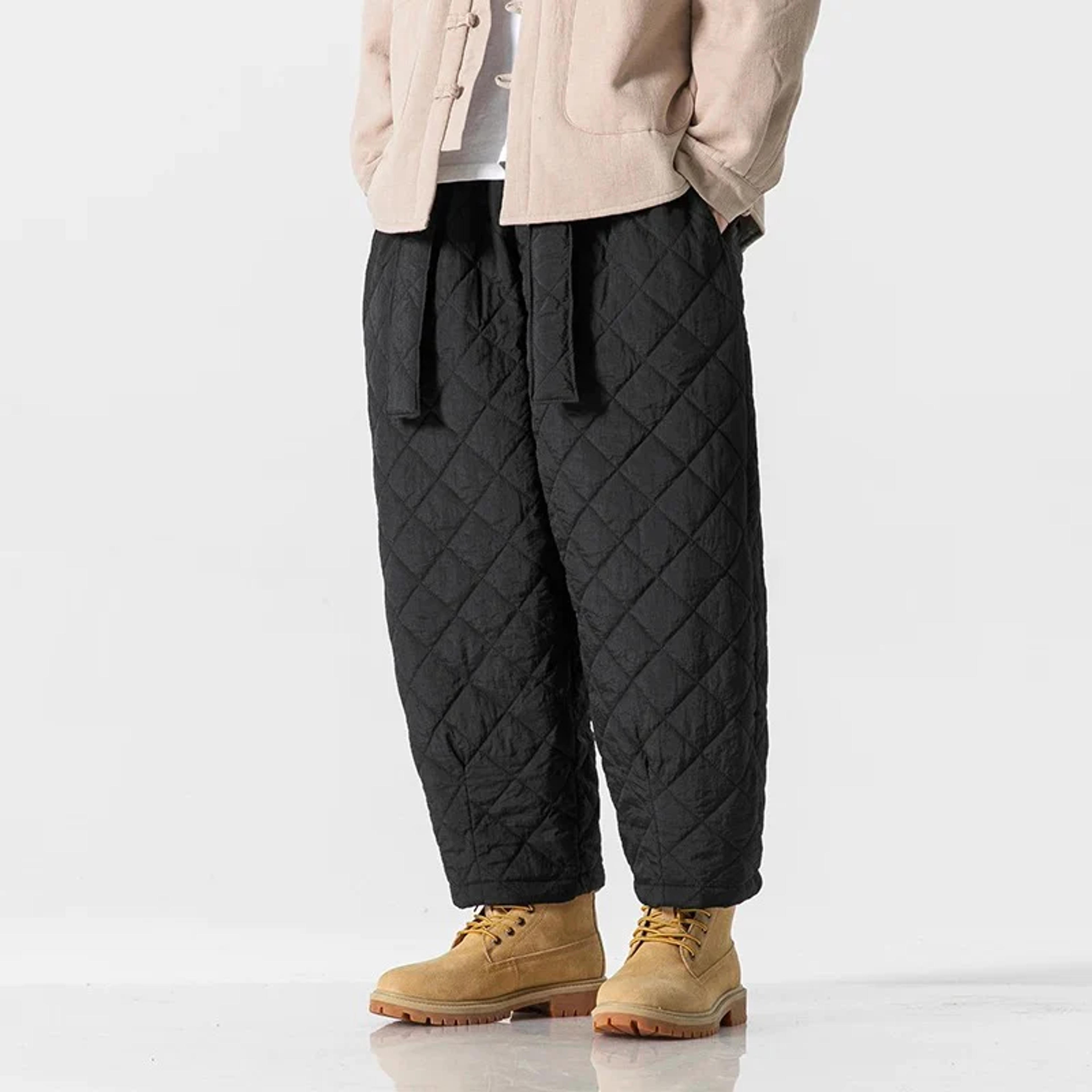 Quilted Heavyweight Thermal Joggers