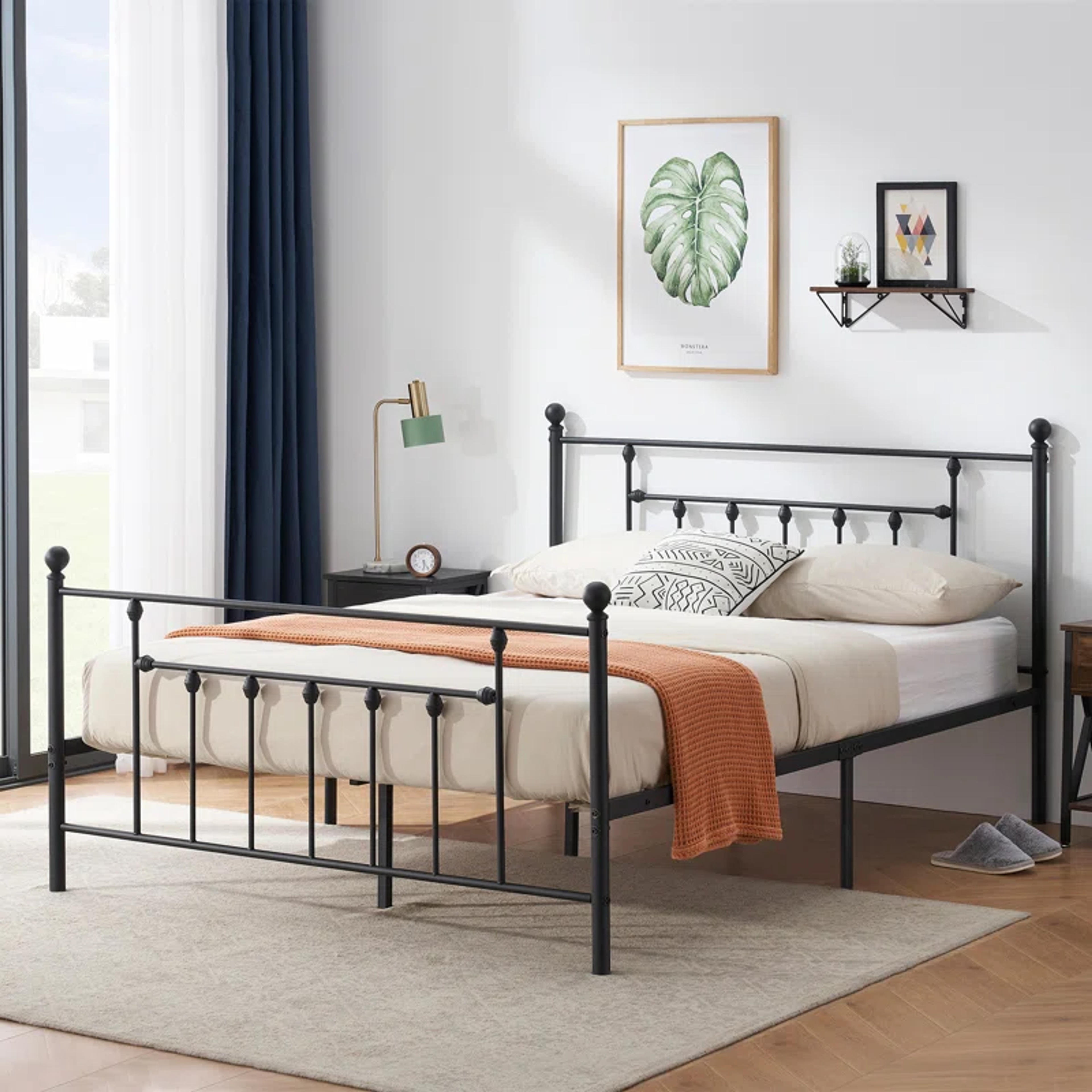 Trent Austin Design® Perna 42.9'' Steel Bed Frame & Reviews | Wayfair