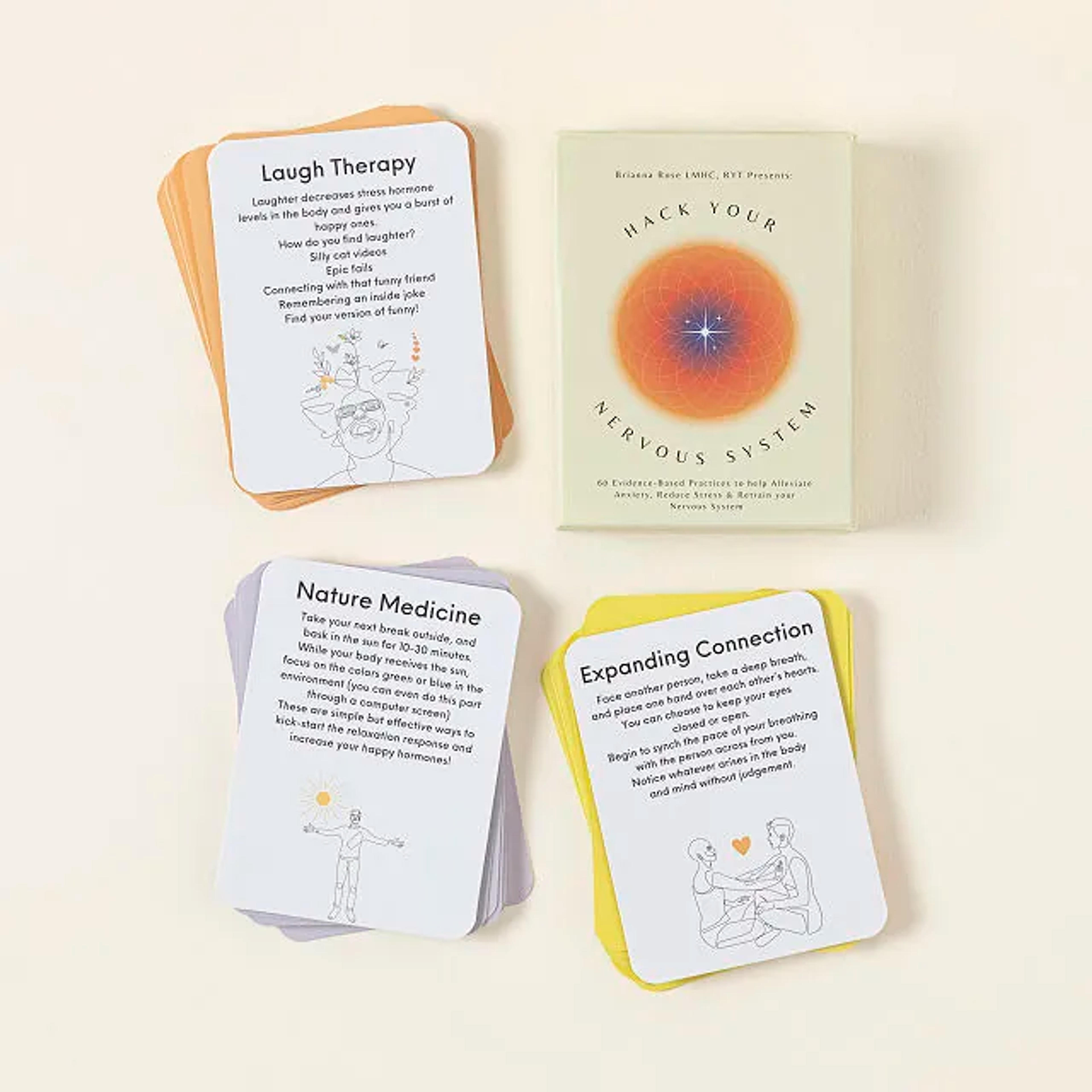 Hack Your Nervous System: Anti-Anxiety Deck | Uncommon Goods