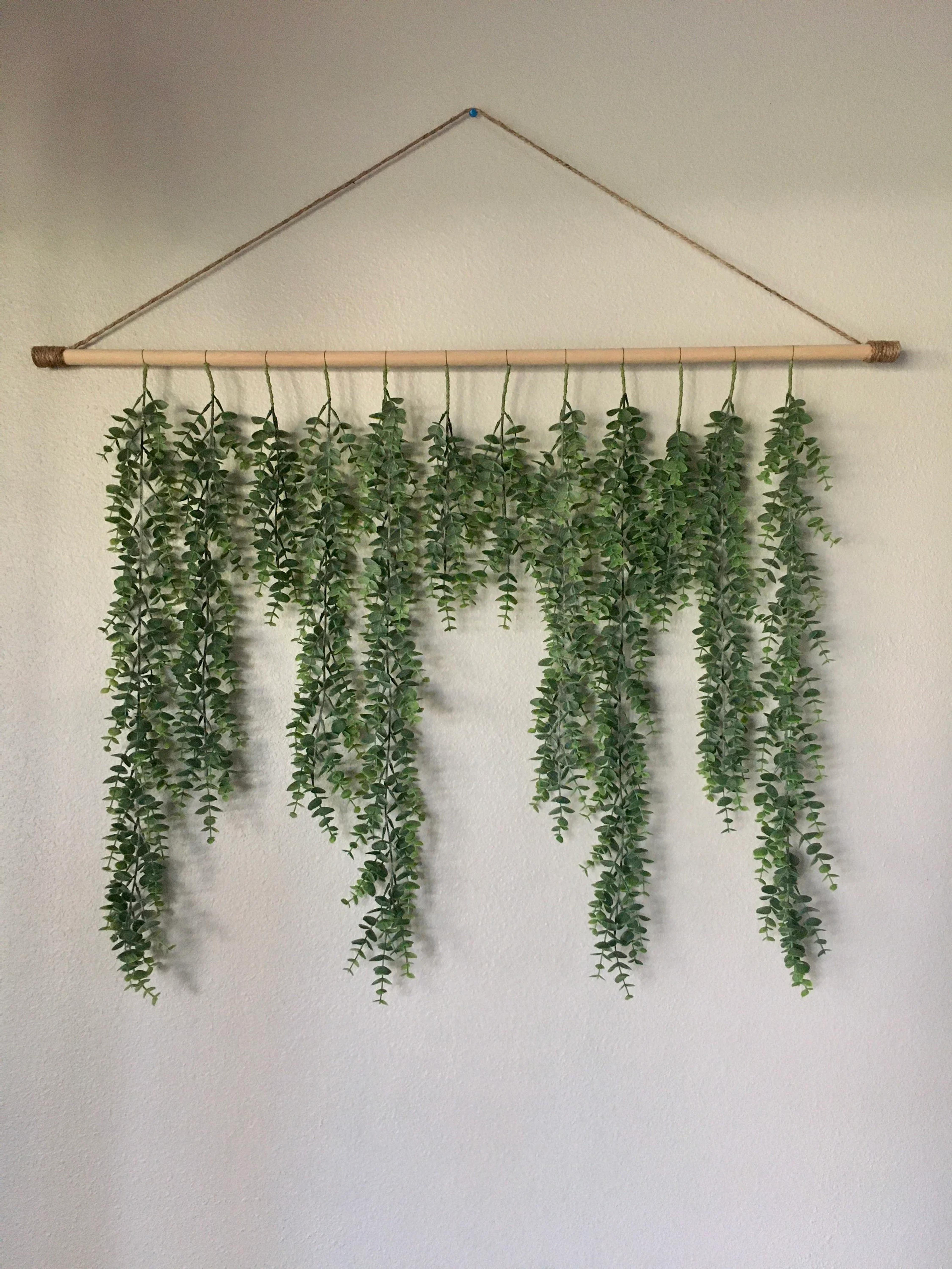 Eucalyptus Wall Hanging Boho Decor Eucalyptus Backdrop - Etsy