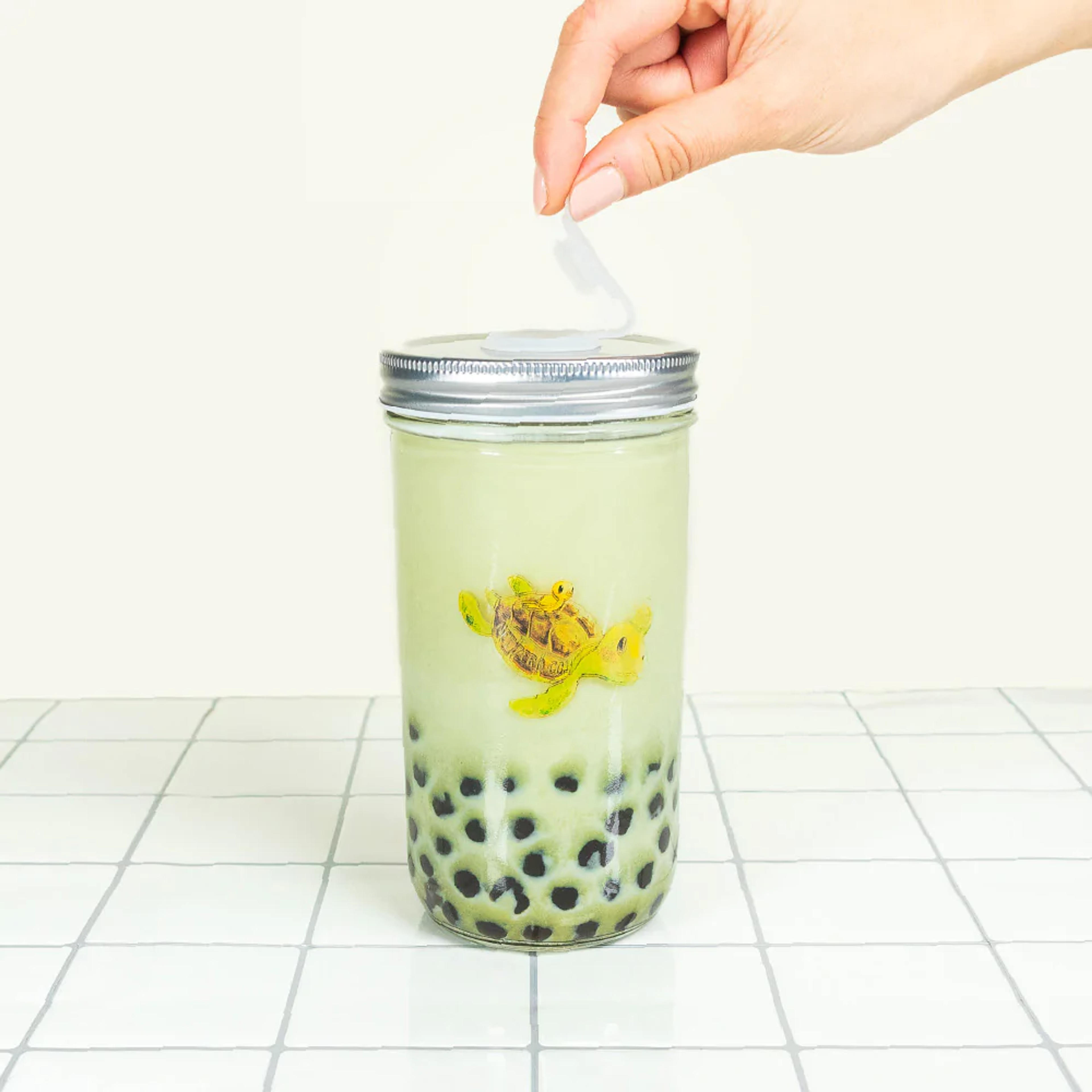BubblyCup - Reusable Boba Cup with Lid