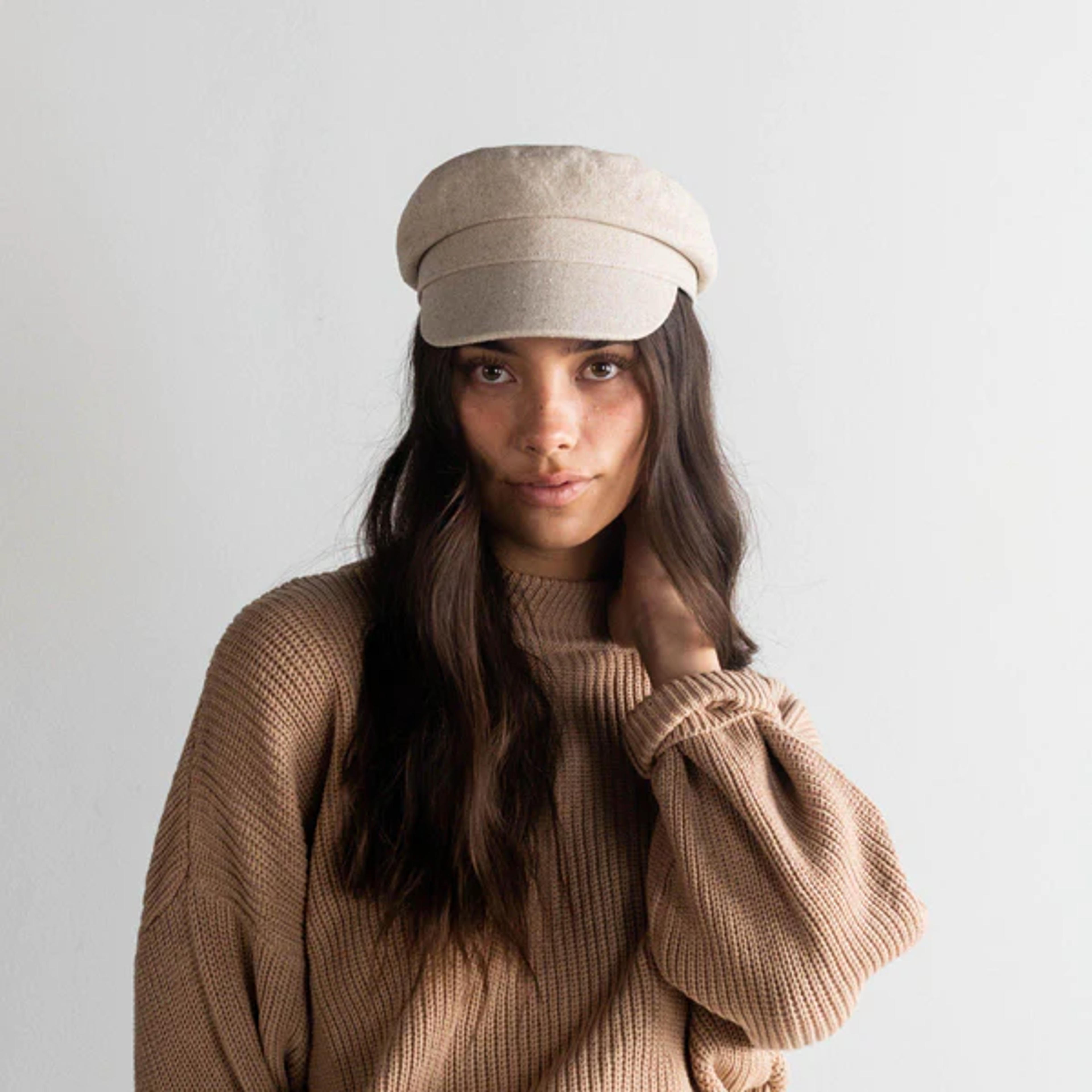 Classic Linen Newsboy Cap - GIGI PIP