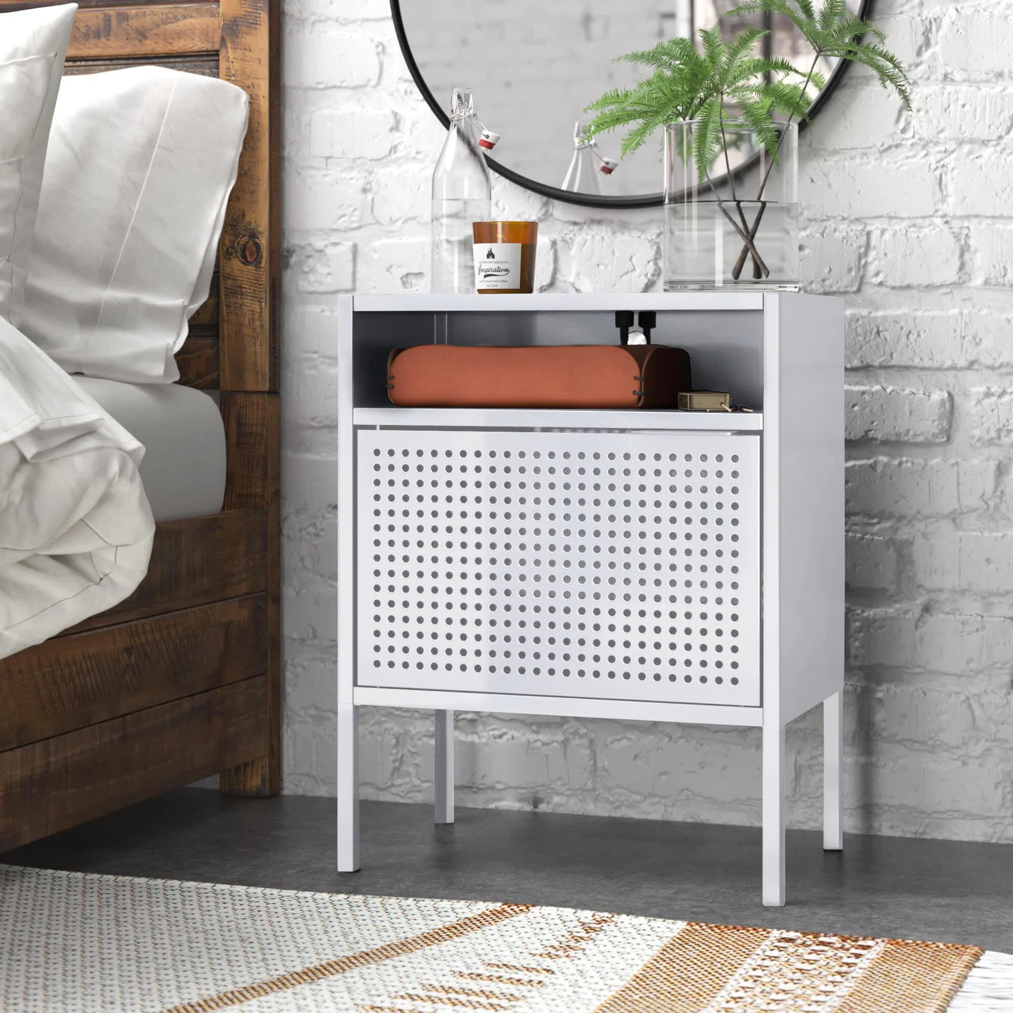 Zander Metal Nightstand