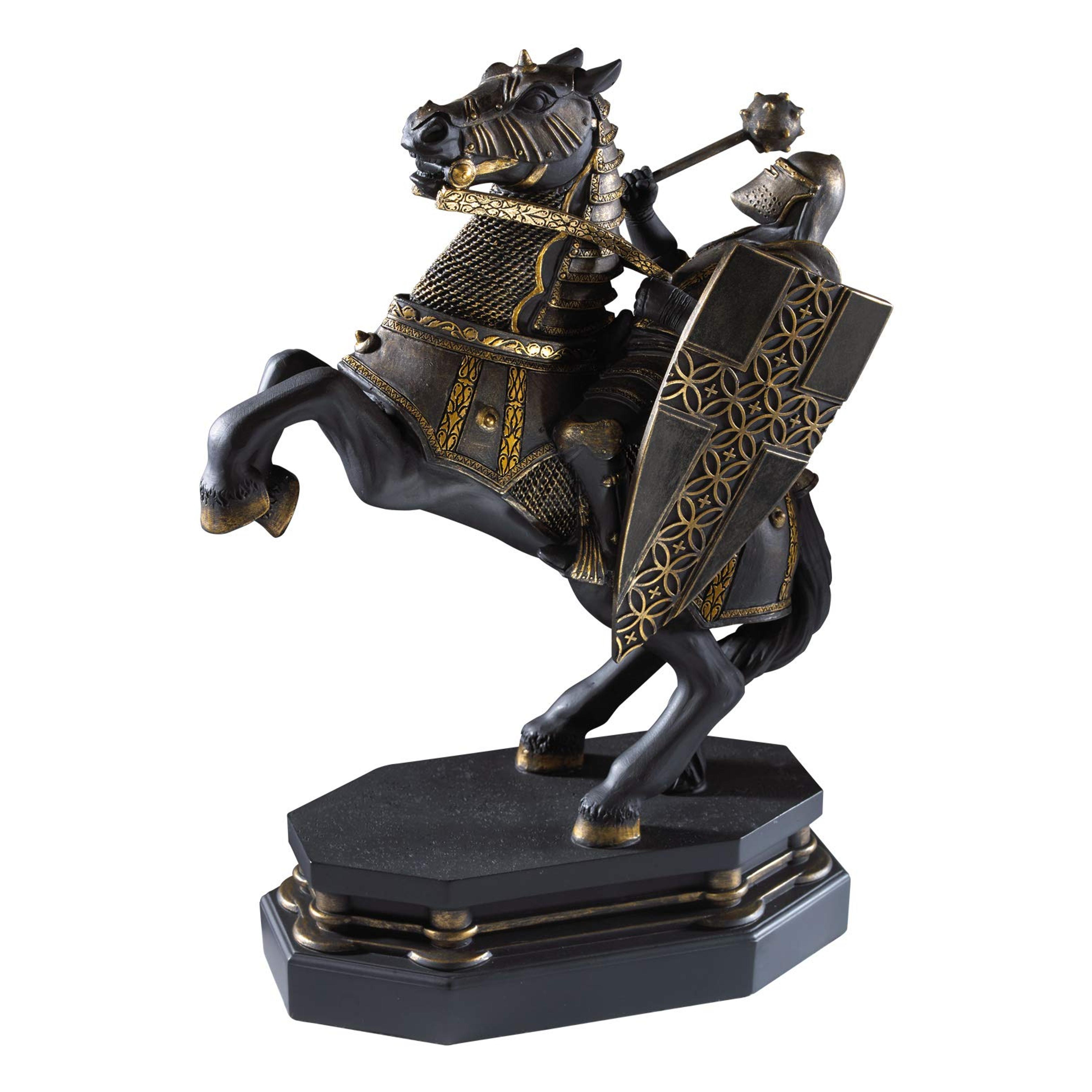 The Noble Collection Wizard Chess Knight Bookend - Black