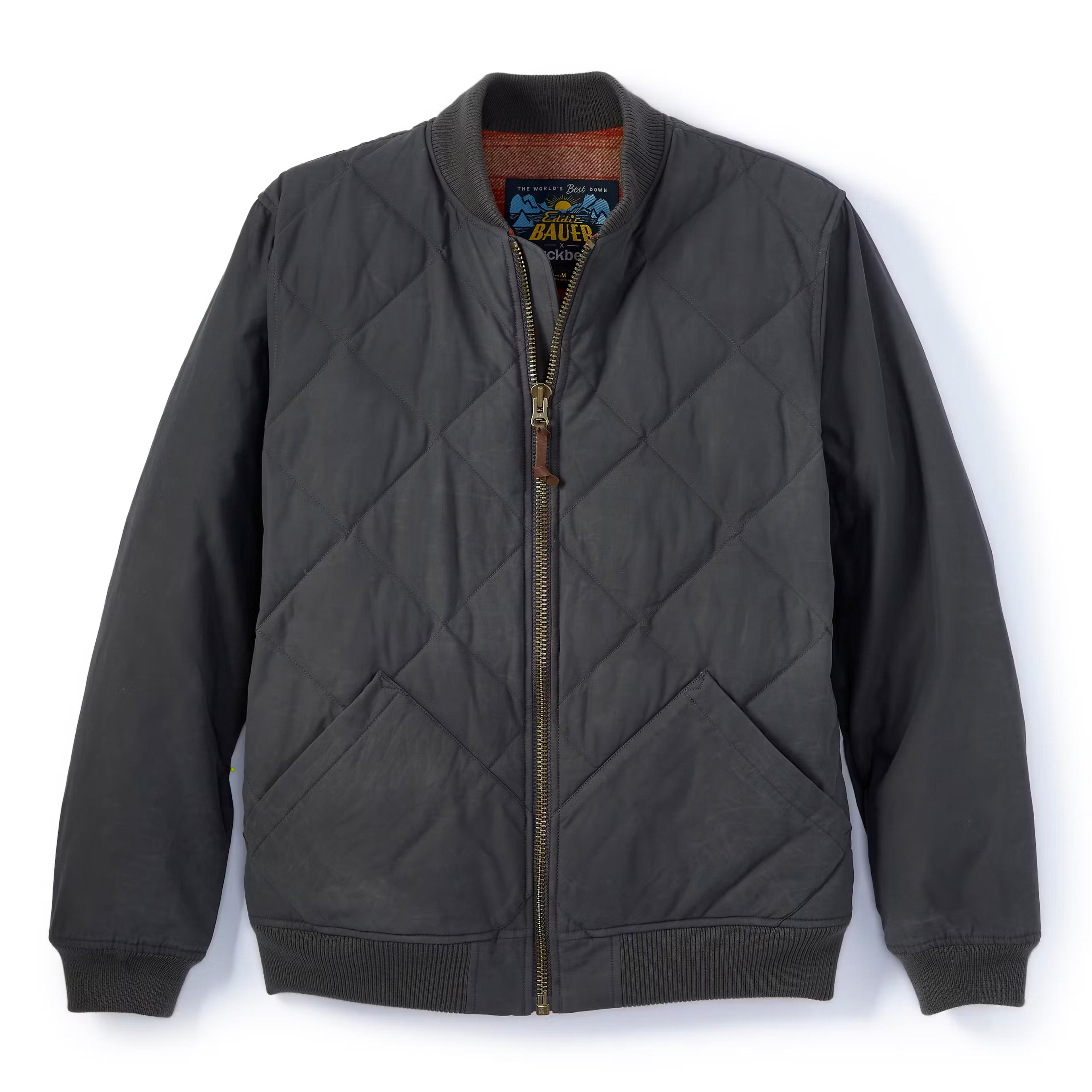 Eddie Bauer The Skyliner Waxed Jacket | Dark Smoke | Size: L | Coats | Outerwear