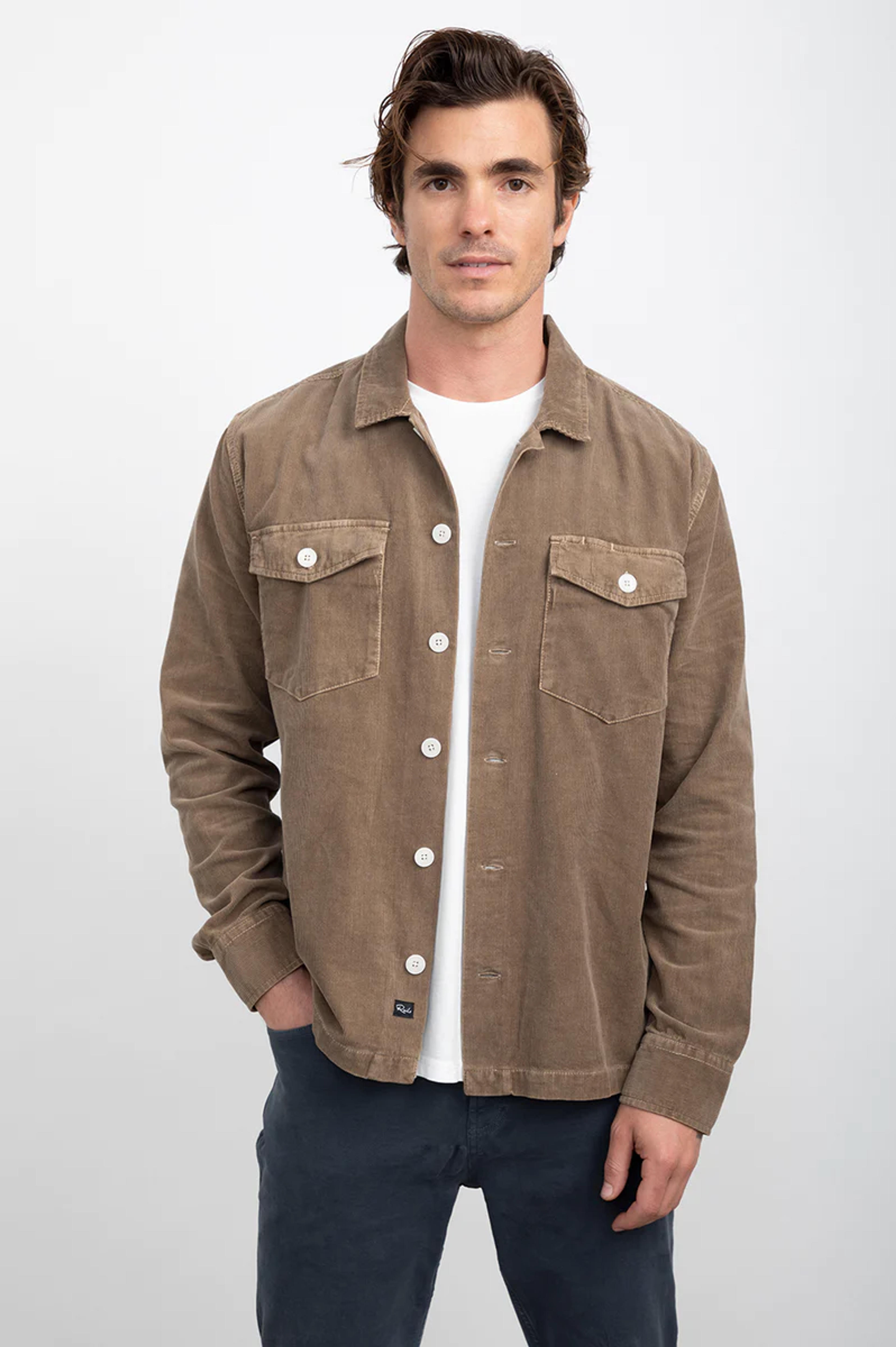 KEROUAC SHIRT JACKET - SADDLE – Rails