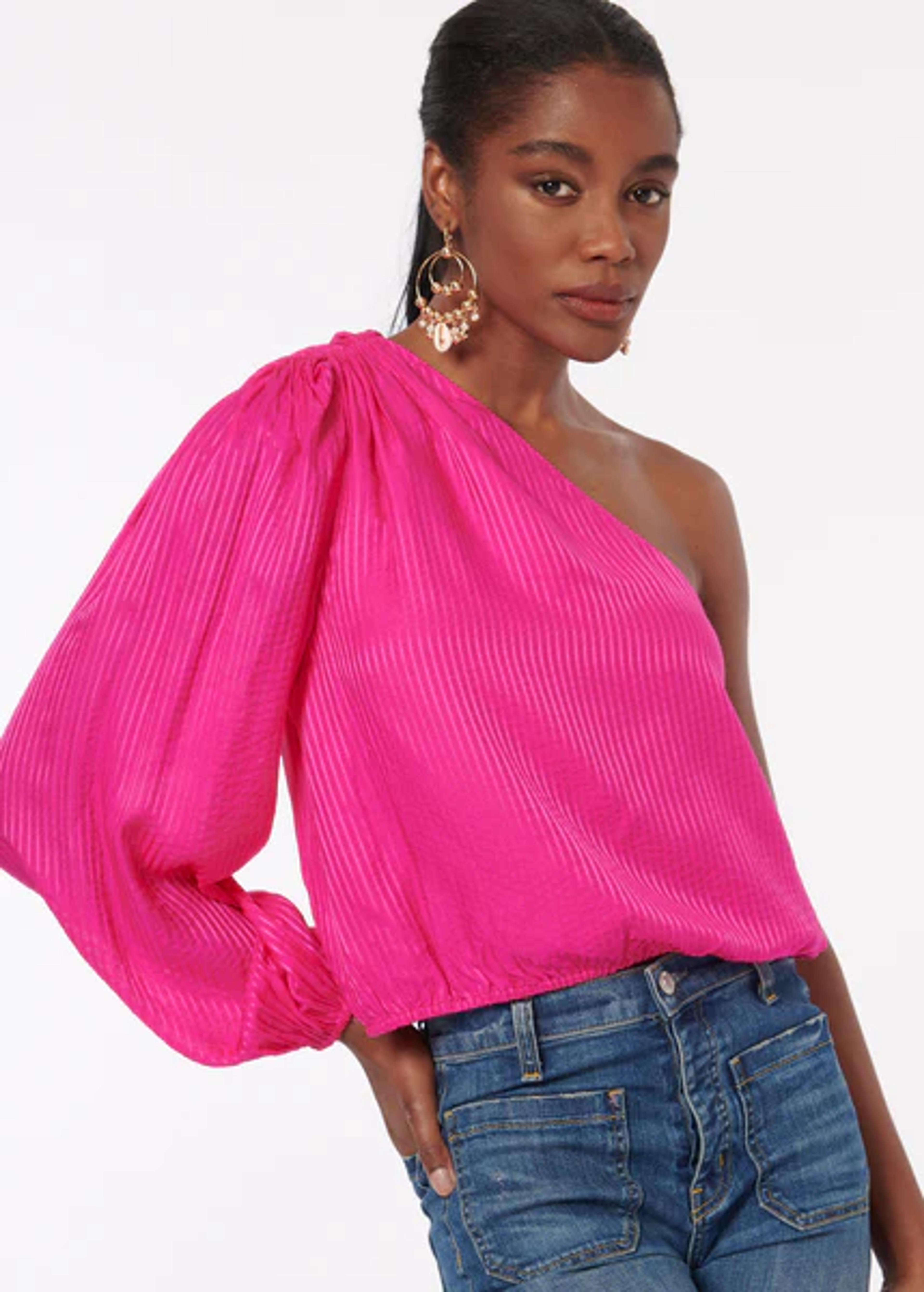 Lenore Top Neon Pink