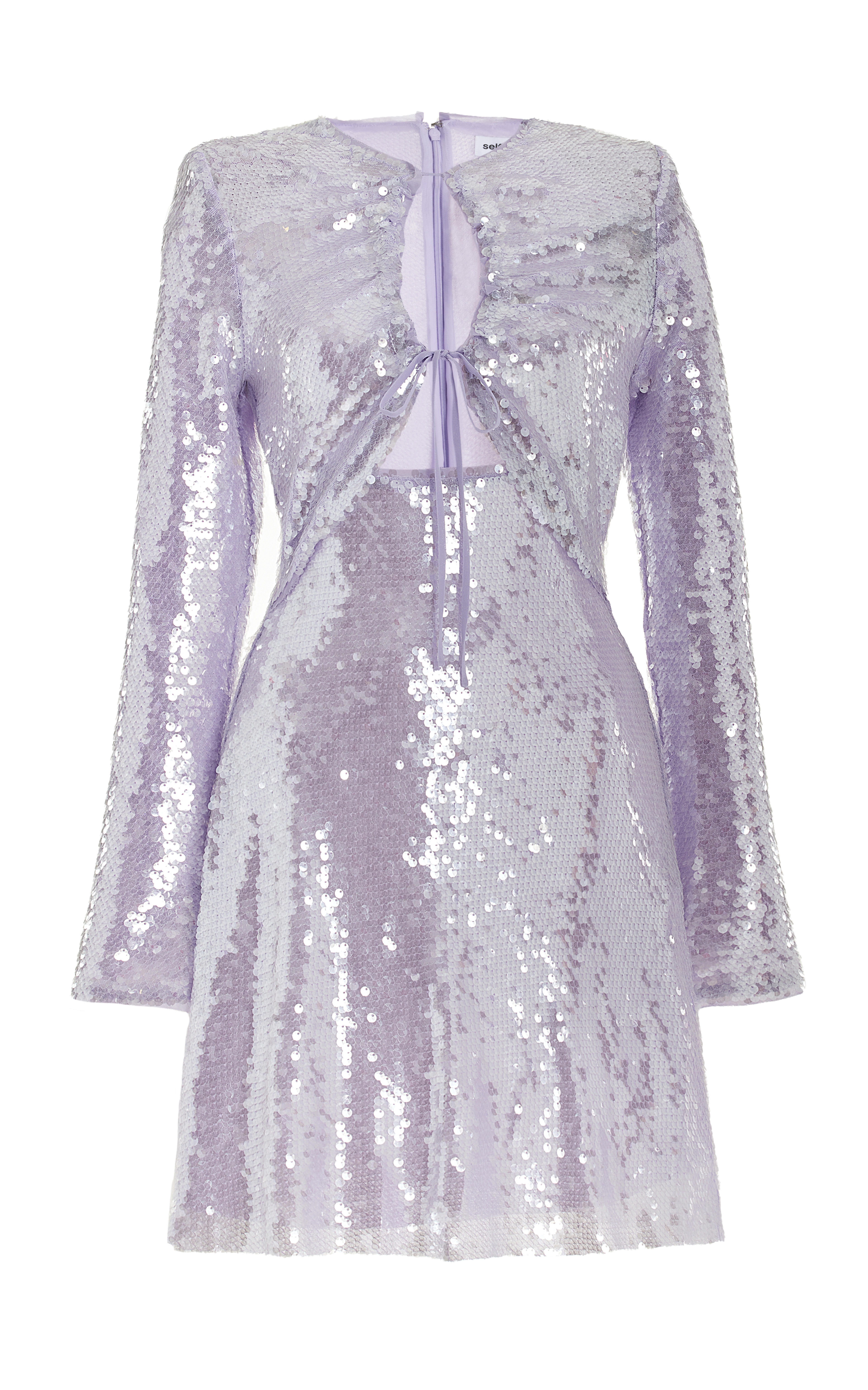 Cutout Sequined Mini Dress By Self Portrait | Moda Operandi