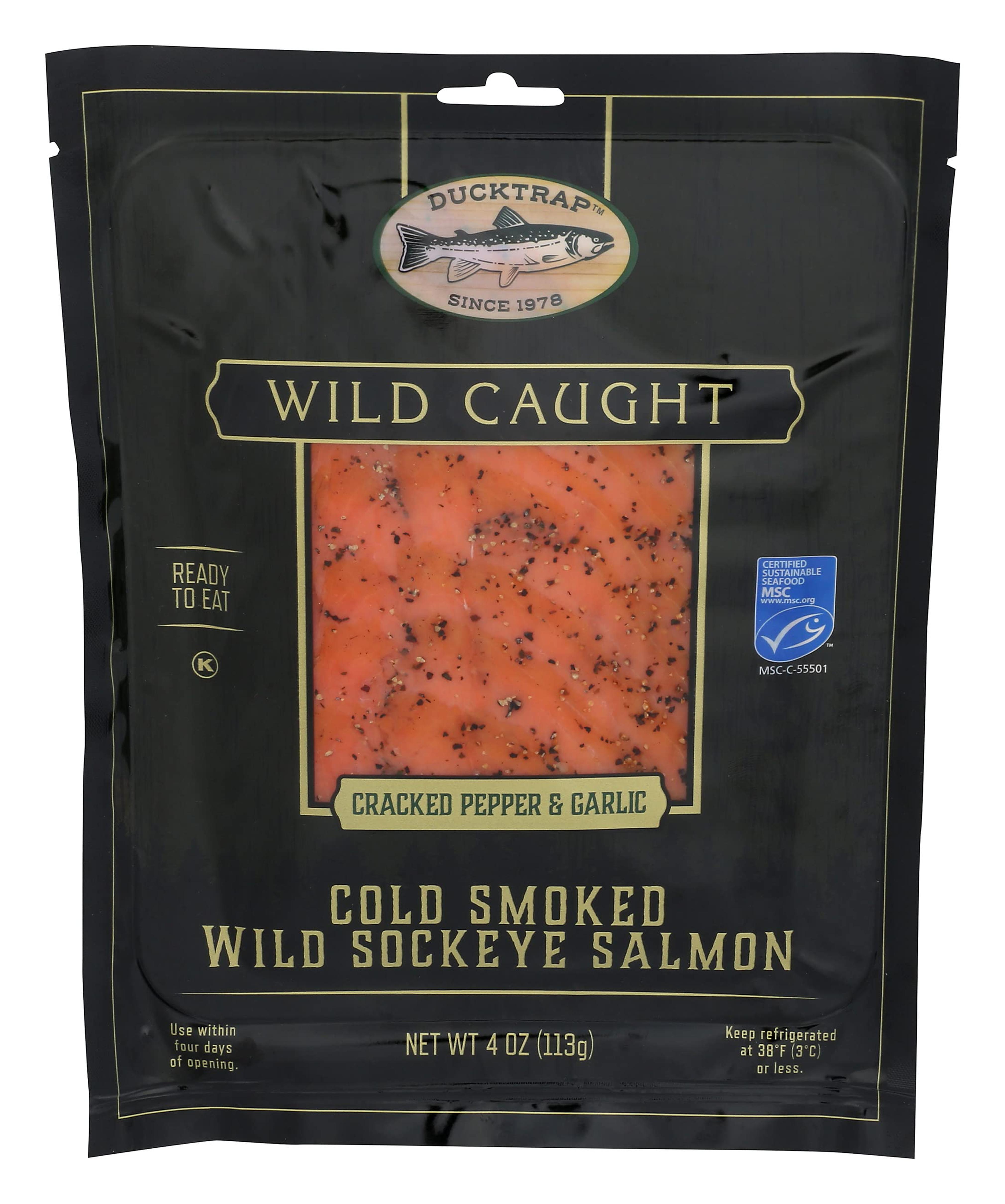 Wild caught Salmon is usually frozen, so I get these once a month to get my salmon fix. Tastes amazing and great protein.