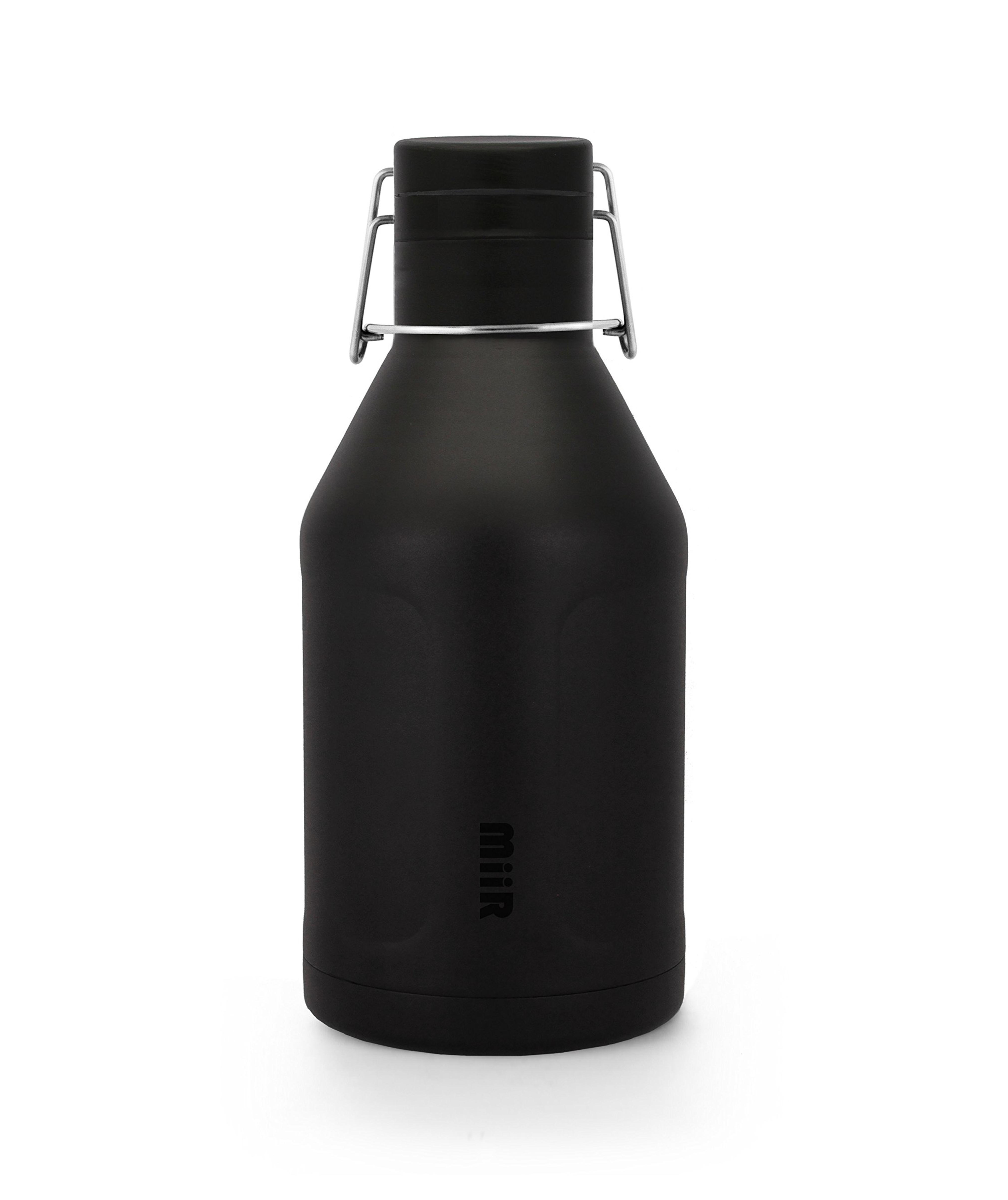 Miir Water Bottles Insulated Growler Water Bottle, Black