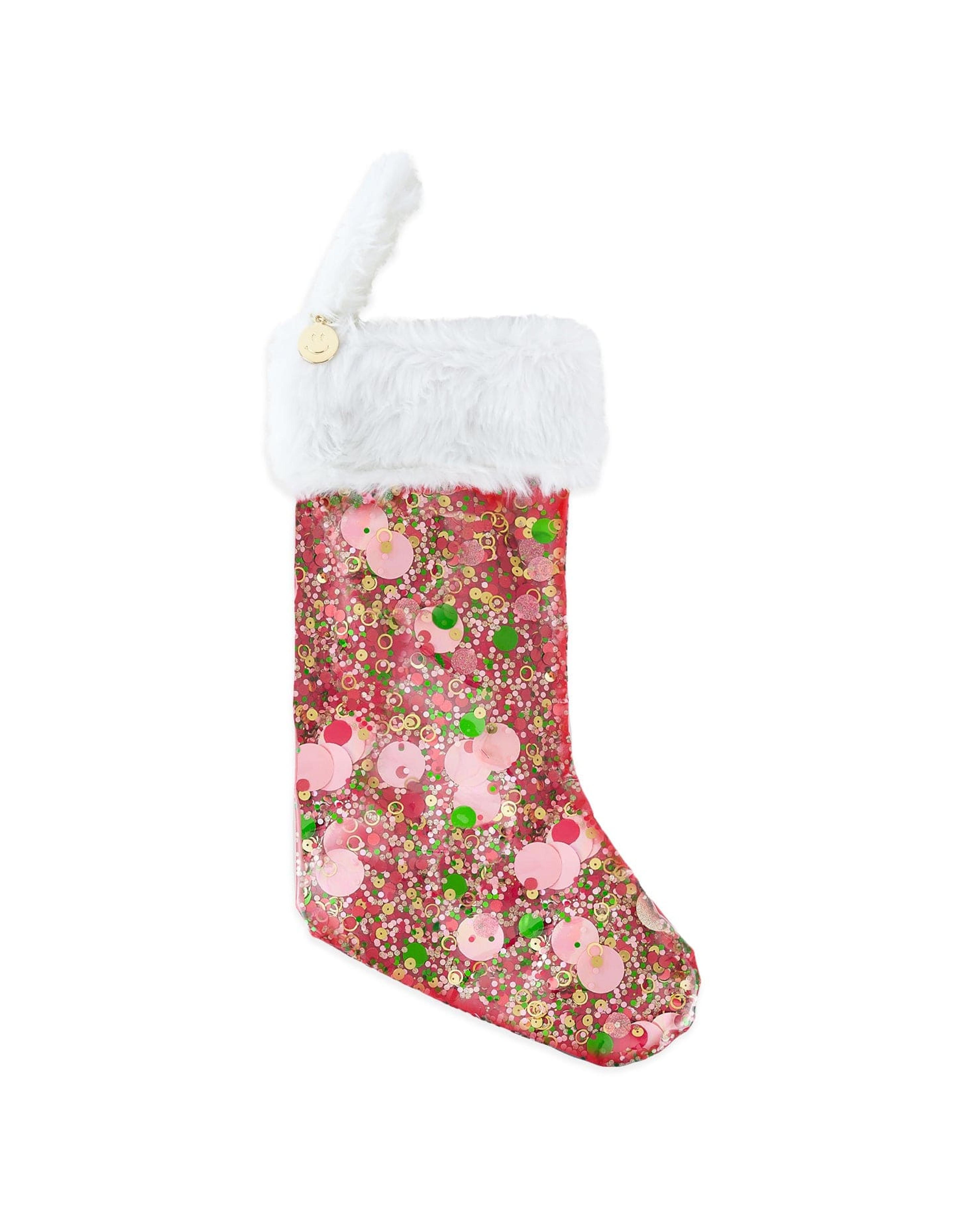 Holiday Spirit Confetti Stocking