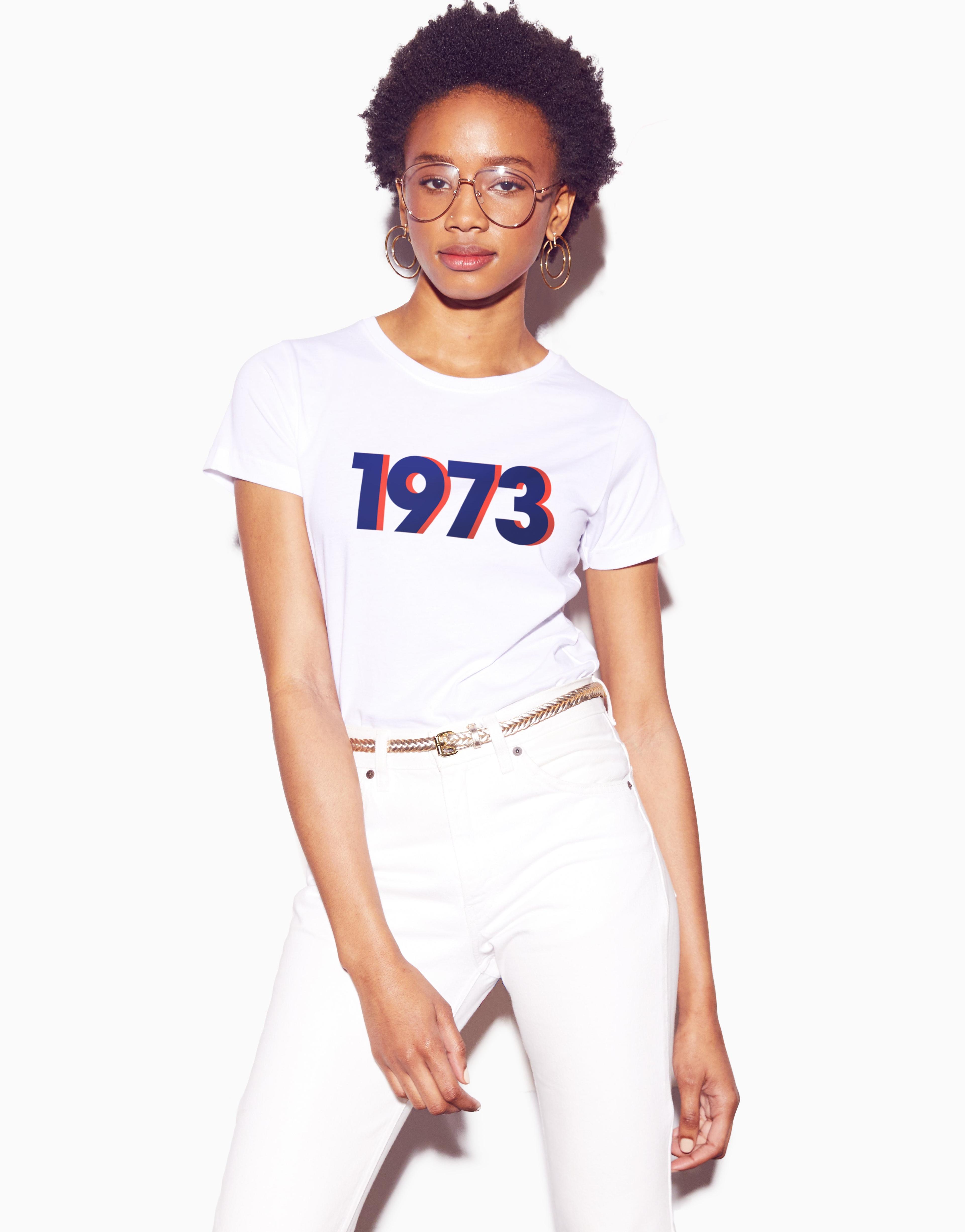 1973 Retro Affirmation Tee - White - XS / White