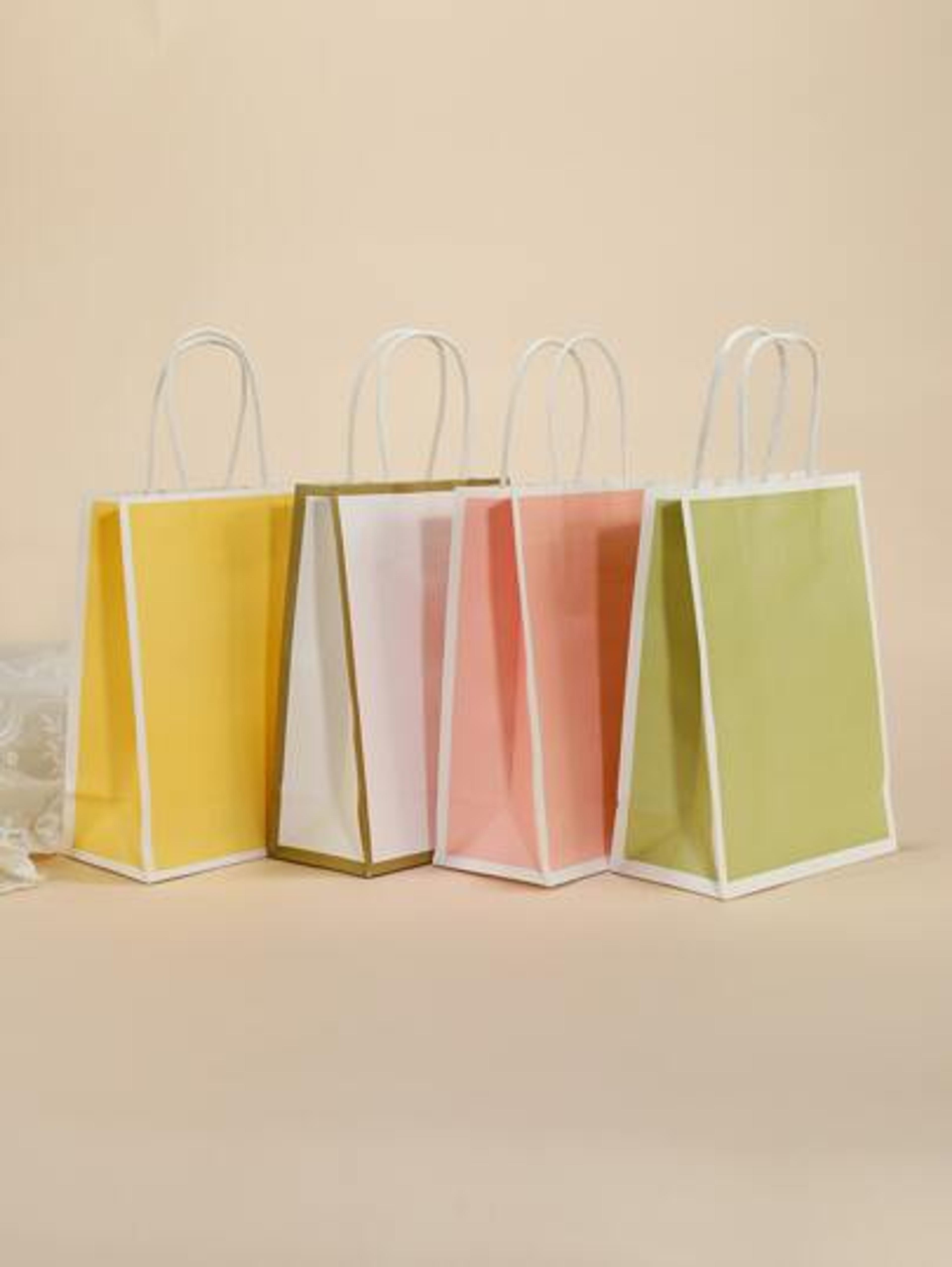 4pcs Double Handle Gift Bag | SHEIN USA