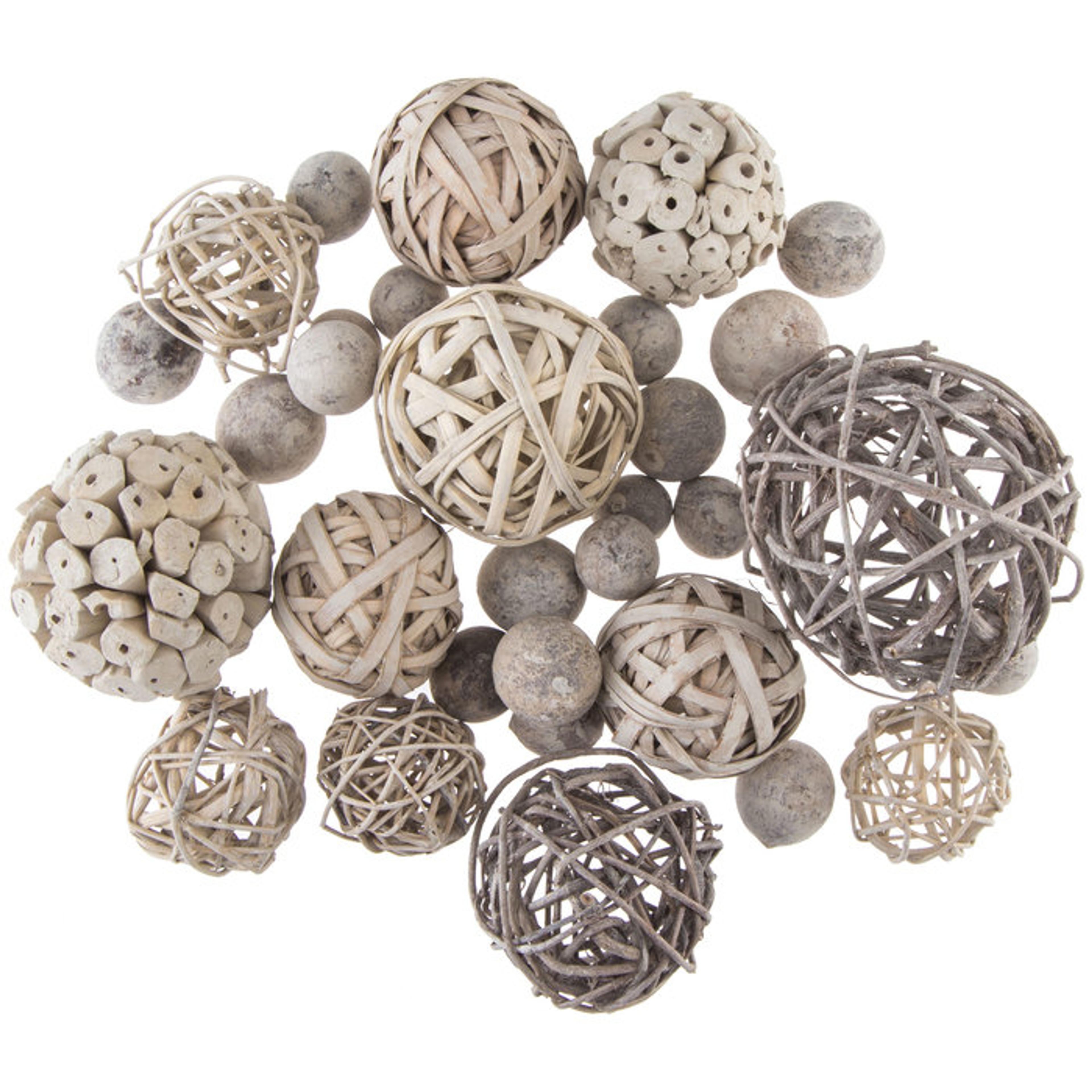 Gray Natural Decorative Spheres | Hobby Lobby | 1482975