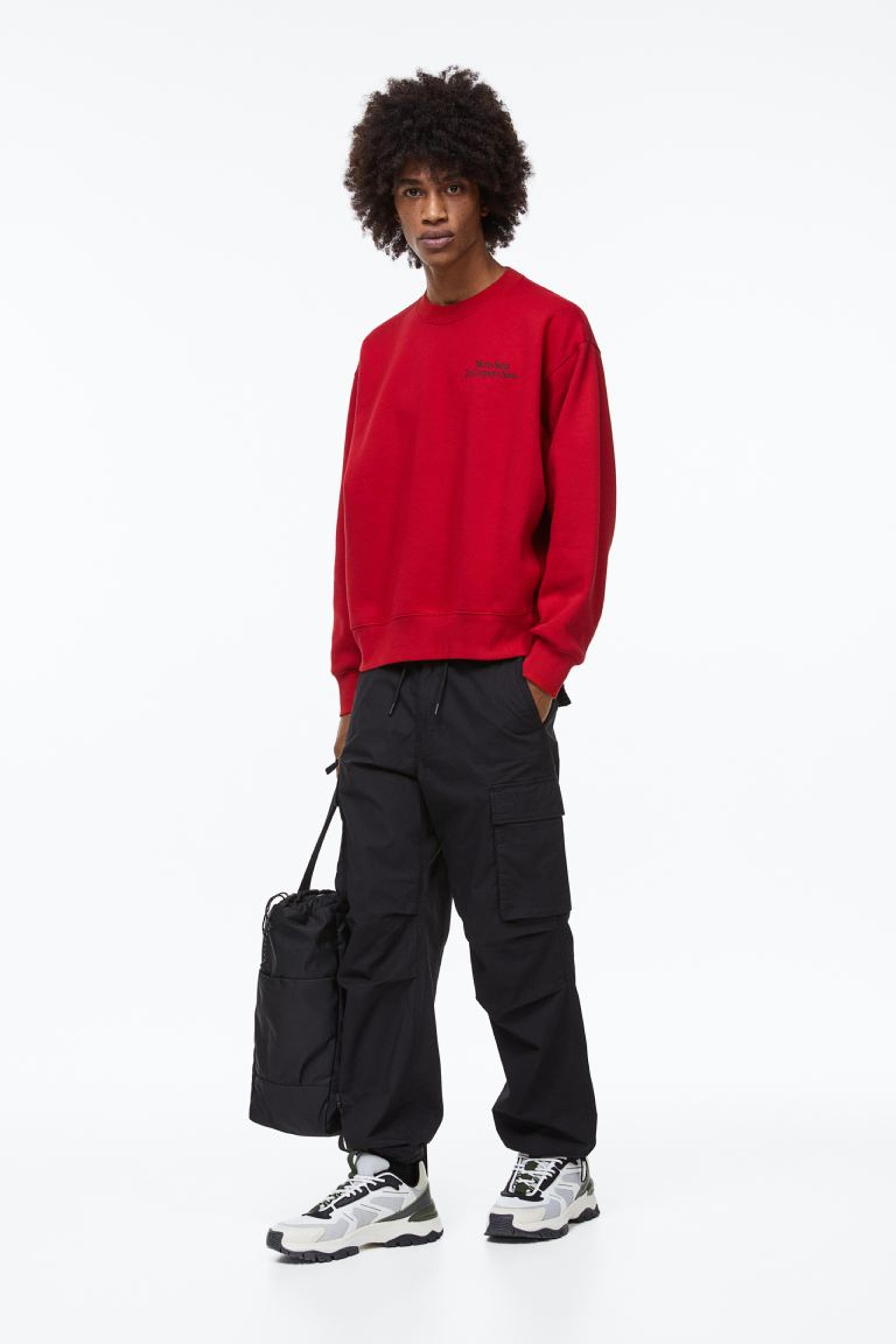 Relaxed Fit Cargo Pants - Black - Men | H&M US