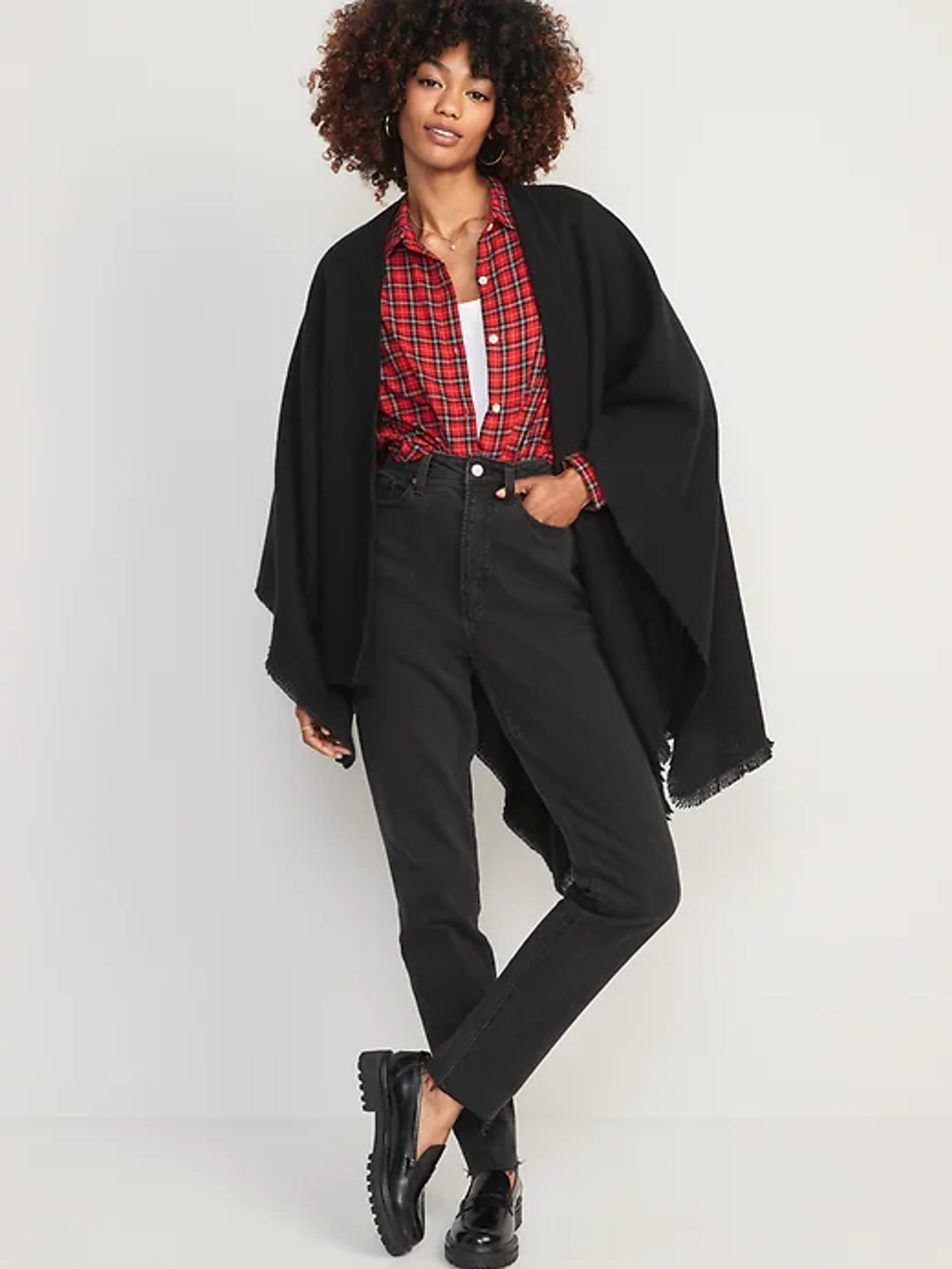 Flannel Poncho Scarf for Women | Old Navy