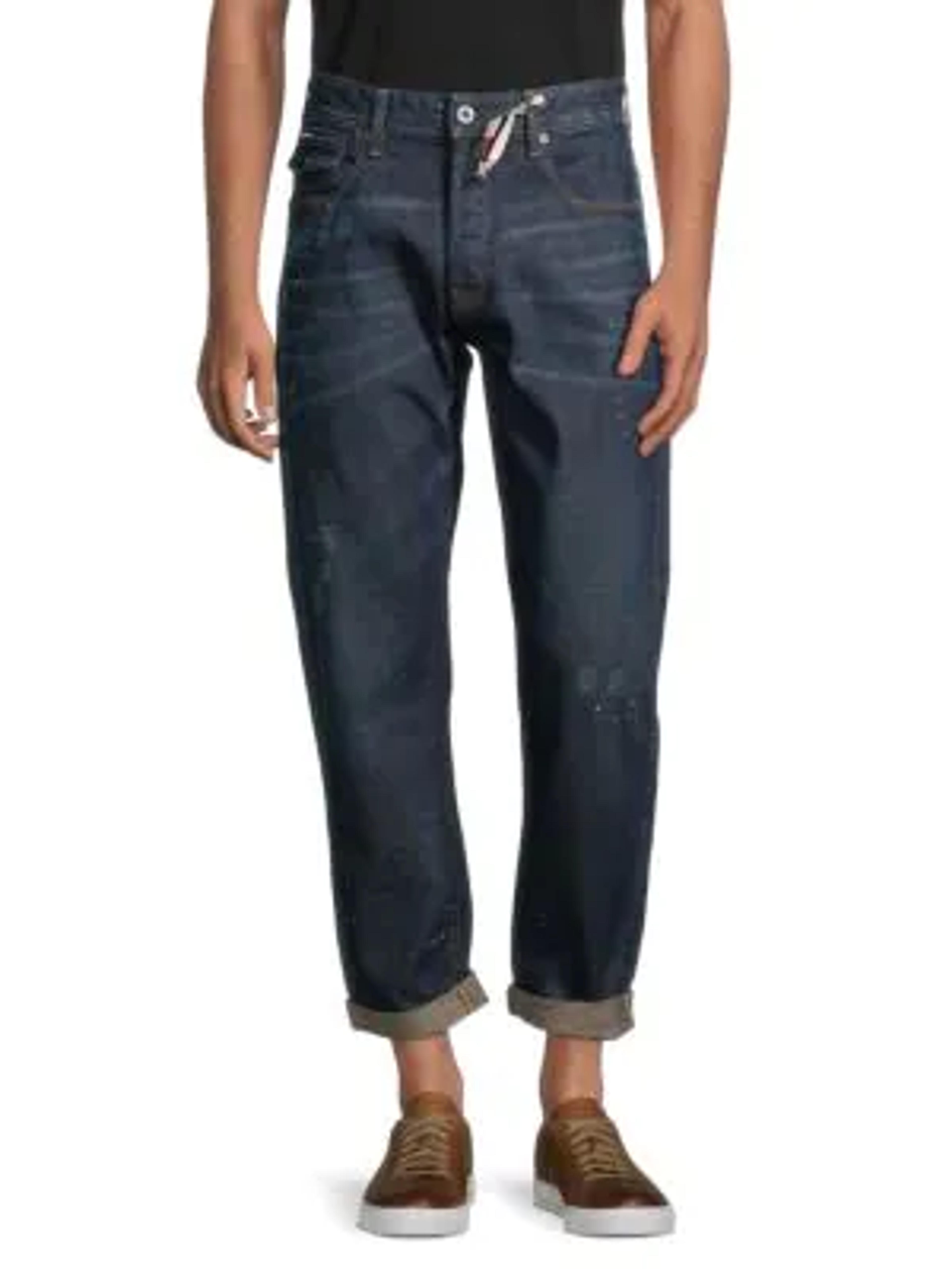 G-Star RAW Morry 3D Relaxed-Tapered Fit Selvedge Jeans on SALE