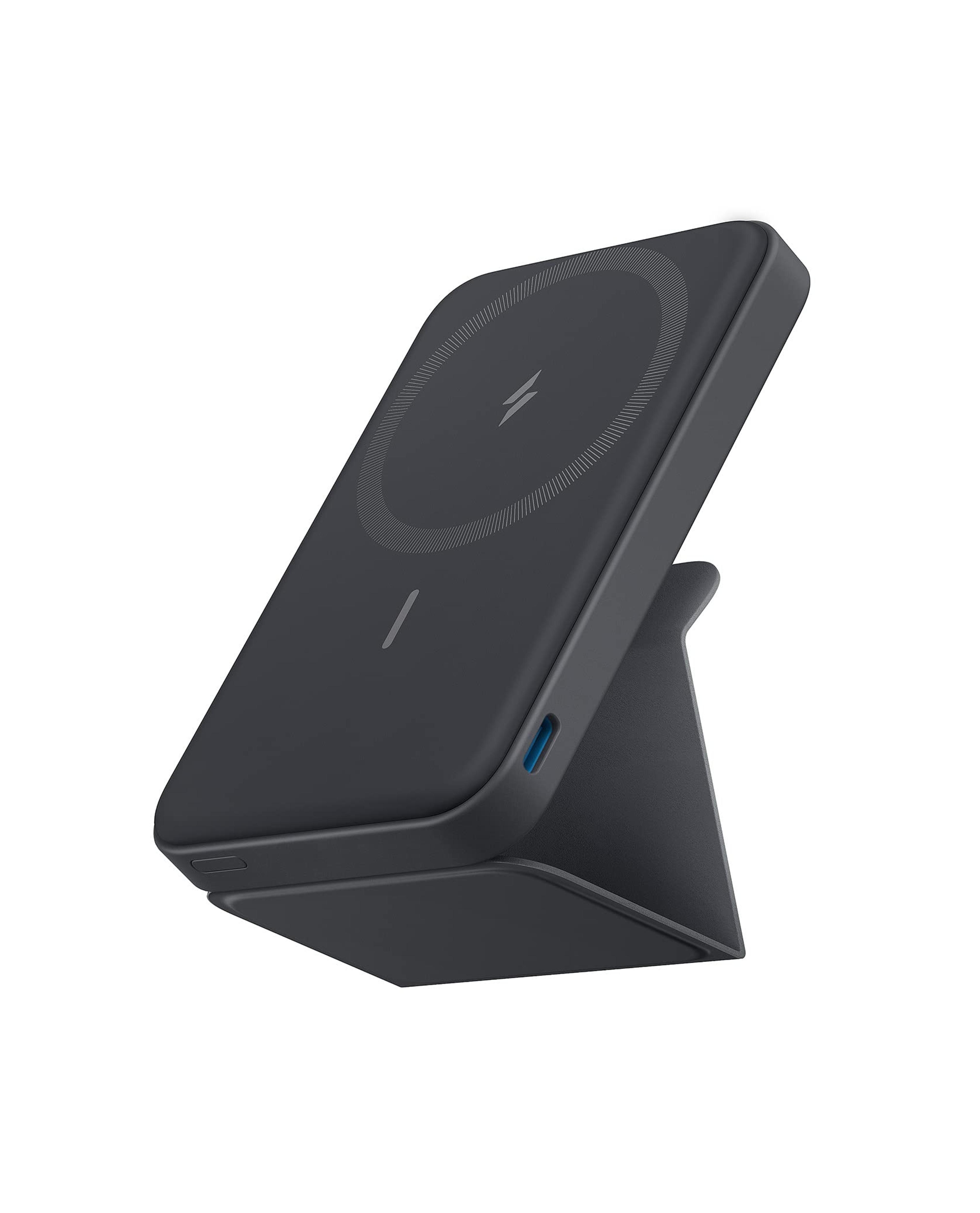 Anker Magnetic Battery, 5,000mAh Foldable Magnetic Wireless Portable Charger with Stand and USB-C (On The Side), Only for MagSafe, iPhone 15/15 Plus/15 Pro/15 Pro Max, iPhone14/13 Serie