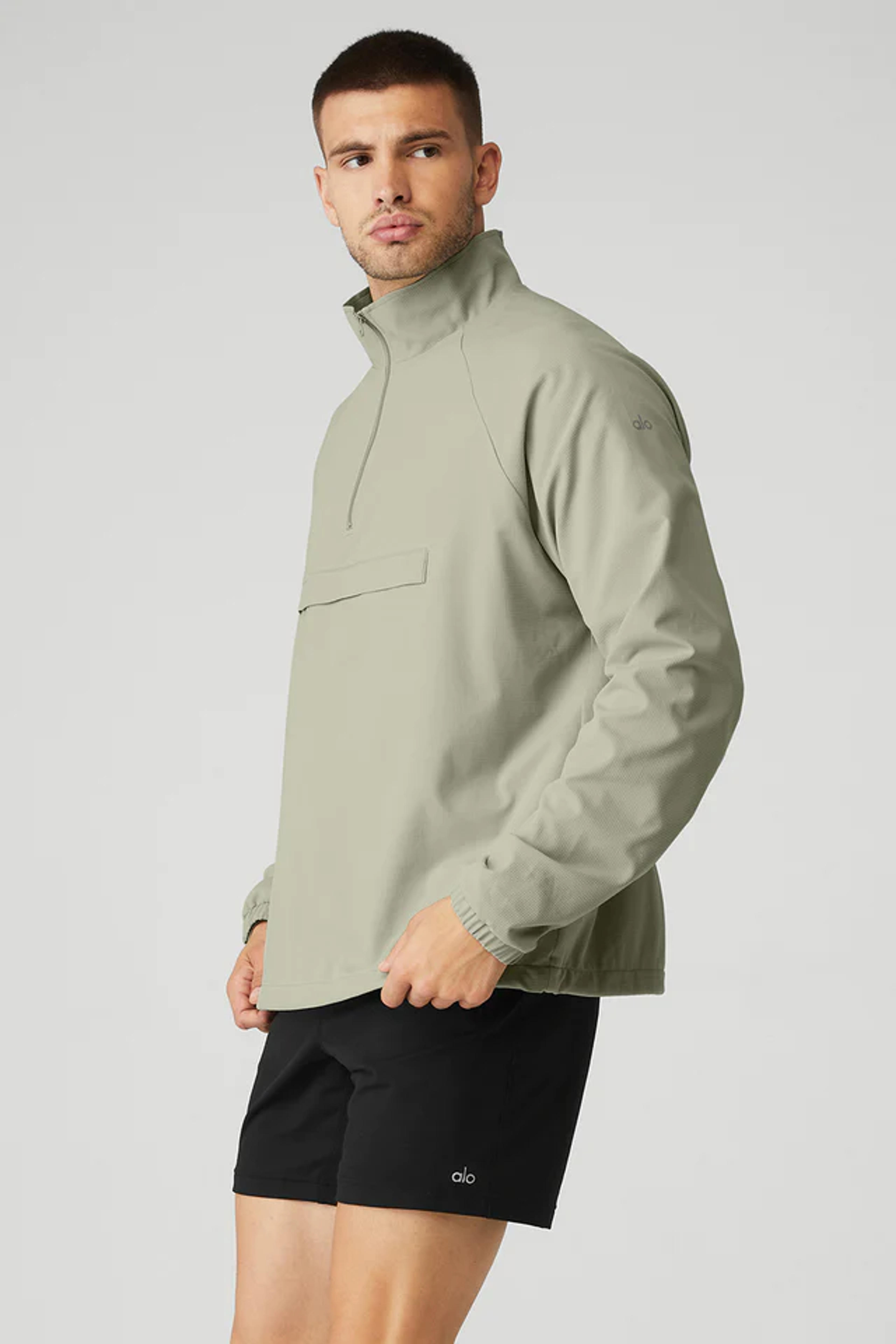 Ripstop 1/4 Zip On-Set Jacket - Limestone | Alo Yoga