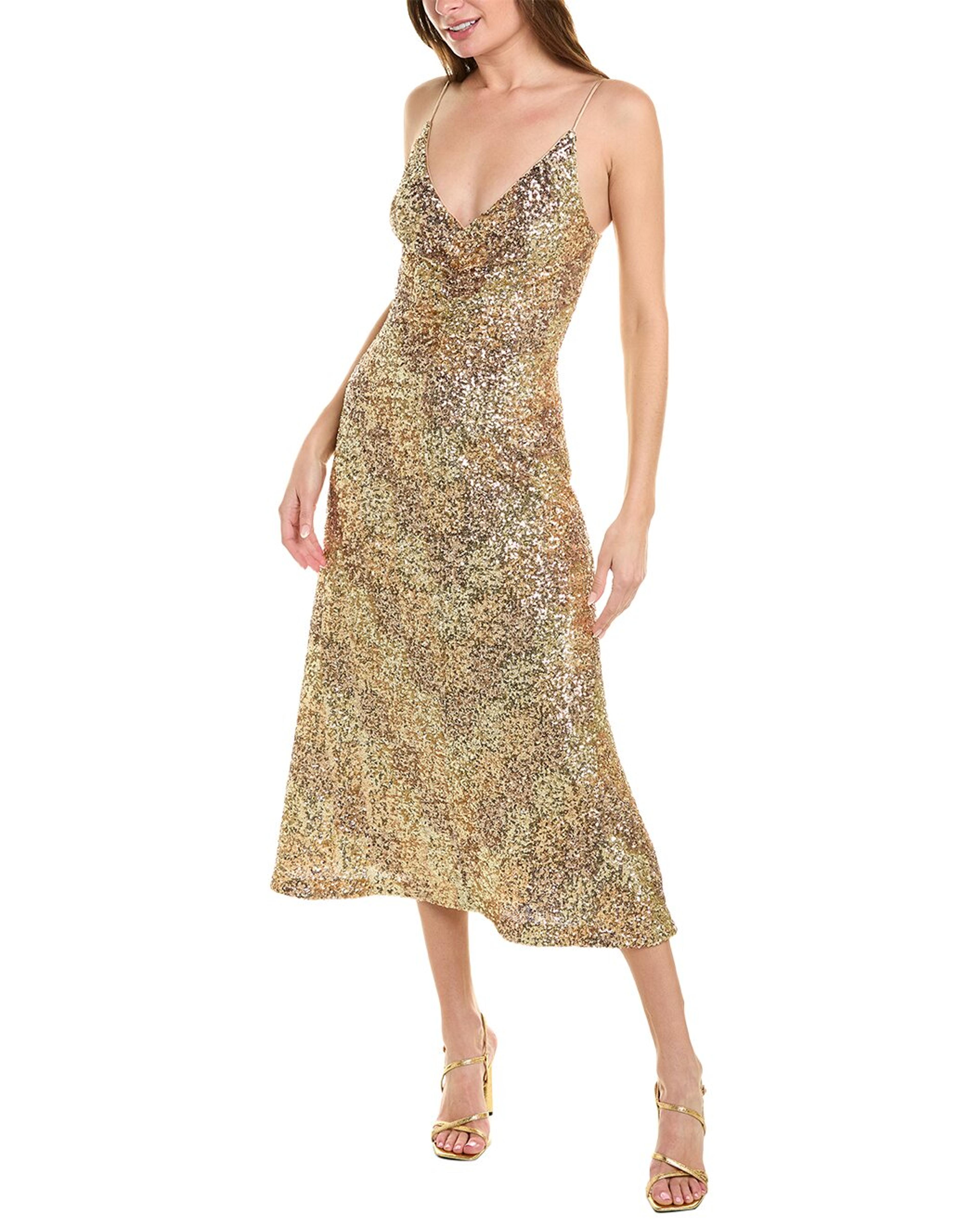 Halston Alesandra Gown / Gilt