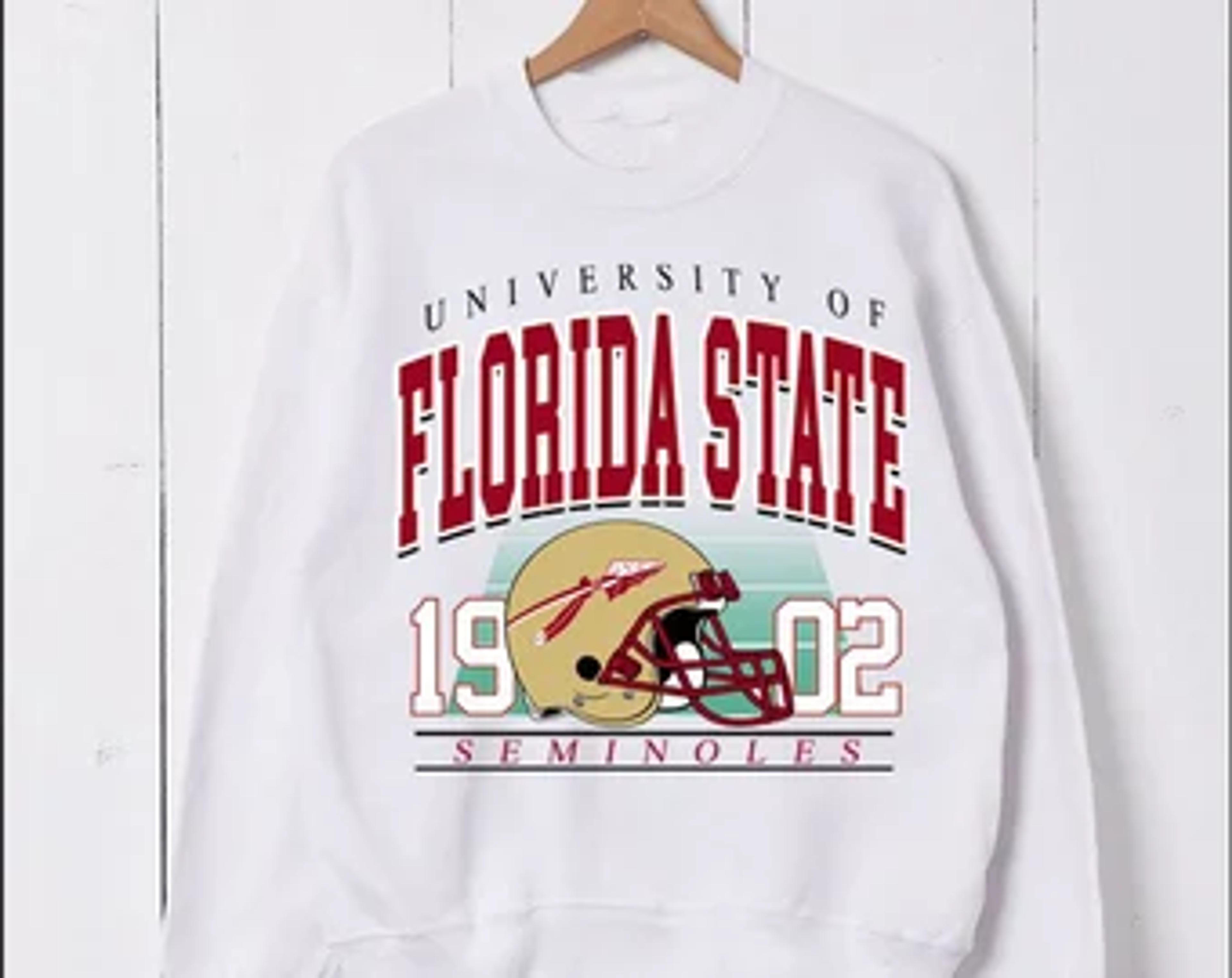 Vintage Florida State Seminoles Football Sweatshirt Retro - Etsy