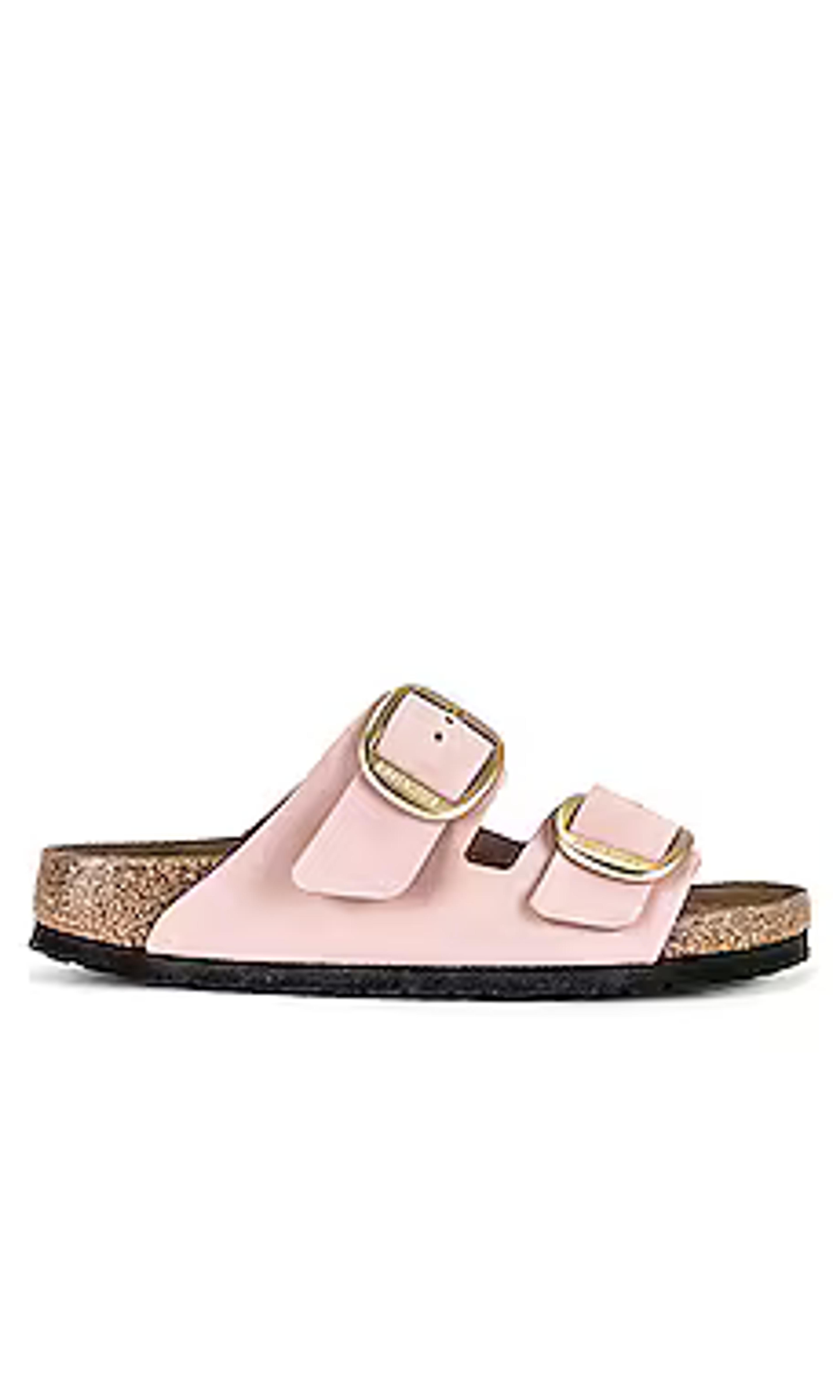 BIRKENSTOCK Arizona Big Buckle Sandal in Soft Pink from www.revolveclothing.com