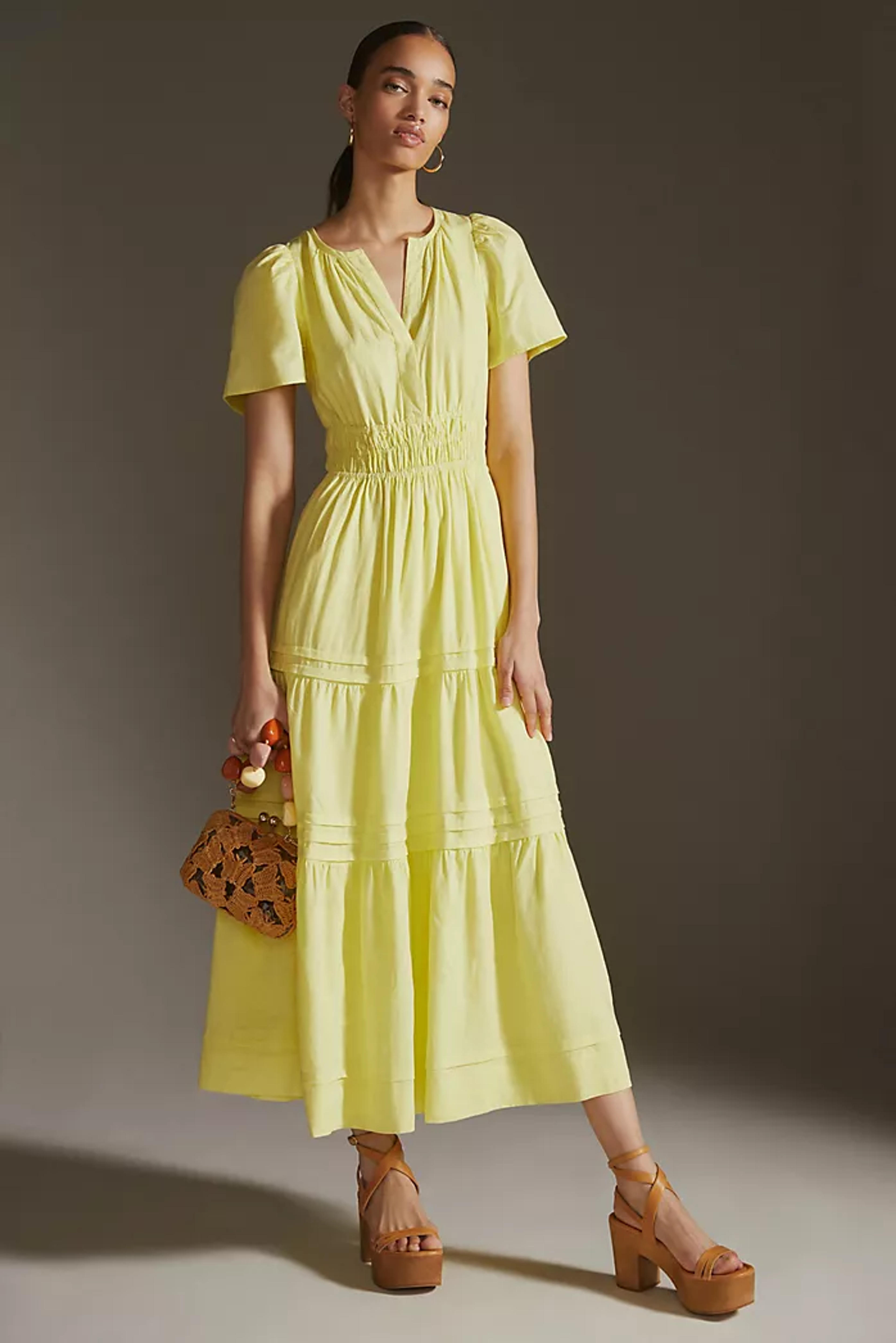 The Somerset Maxi Dress: Linen Edition | Anthropologie