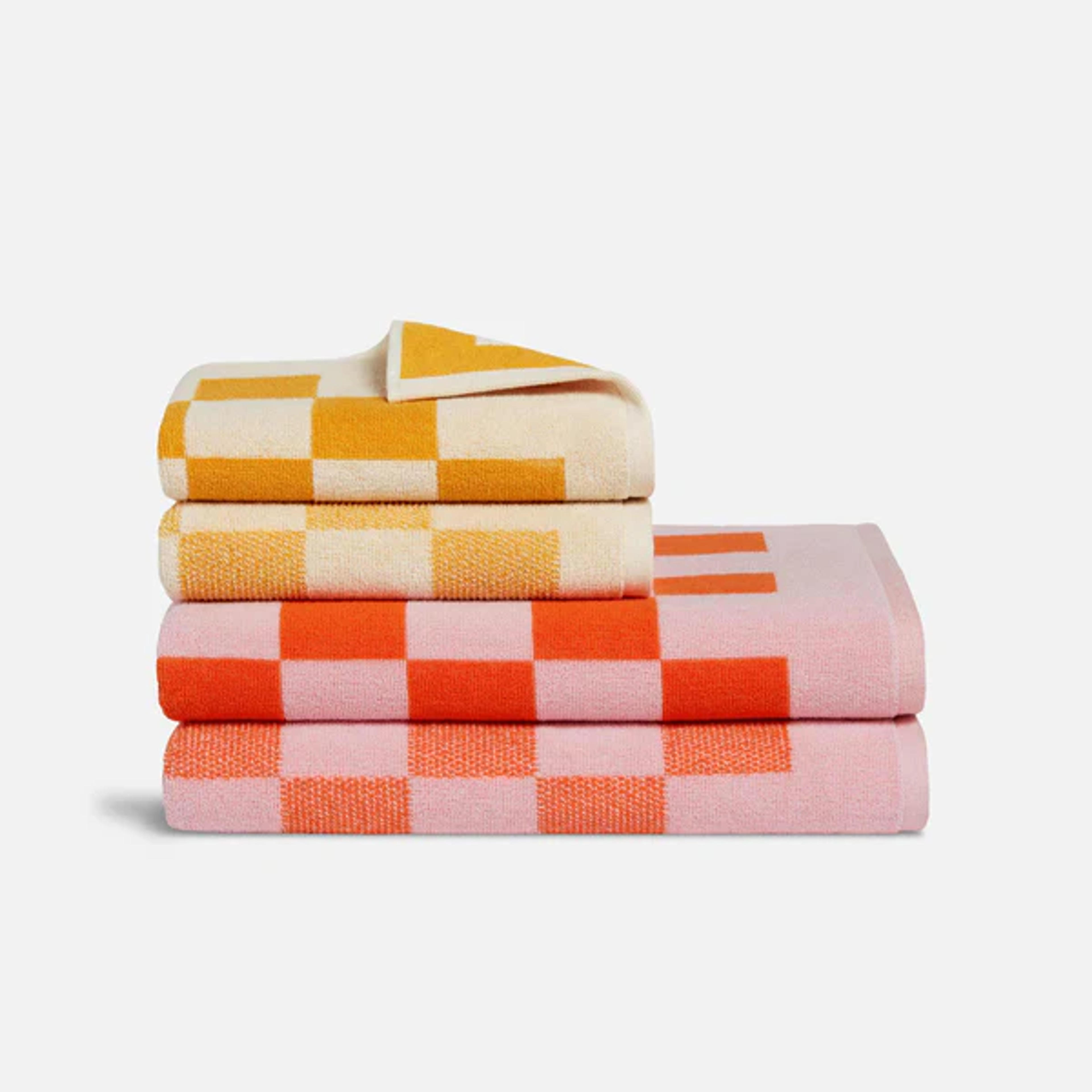 Checkerboard Bath Sheet Bundle | Brooklinen