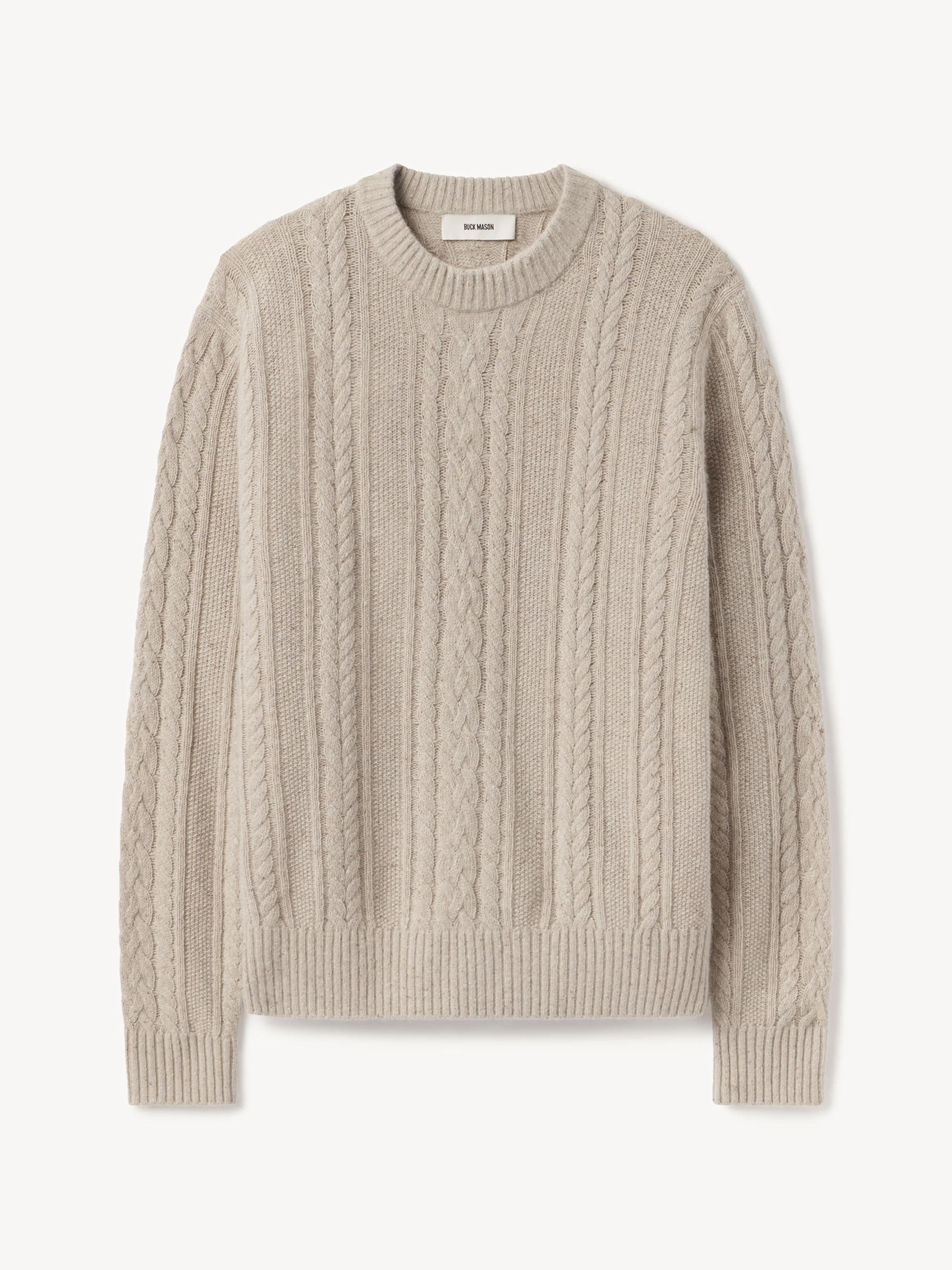 Oak Wool Cable Sweater | $198