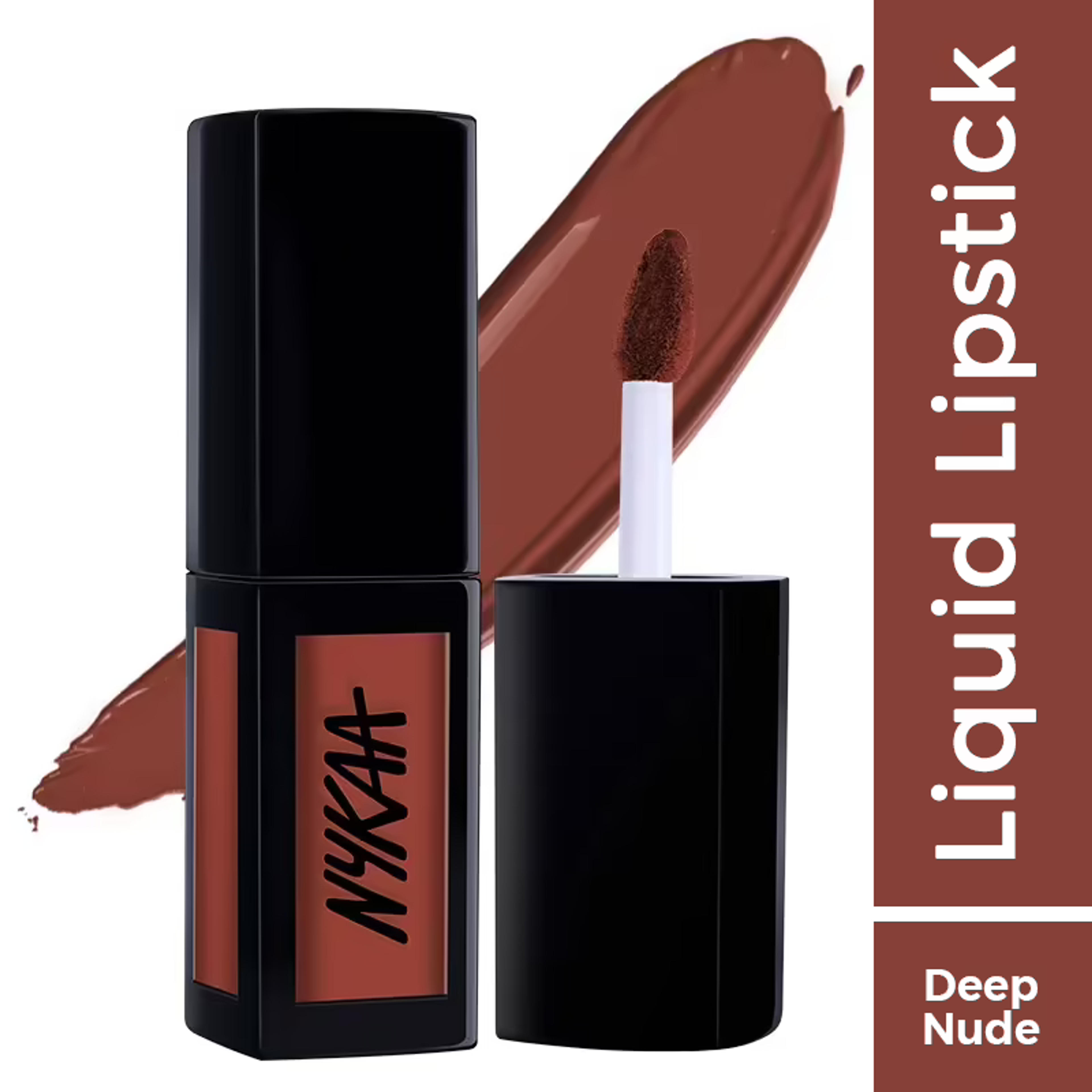 Nykaa Matte to Last! Transfer Proof Liquid Lipstick - Chai -18: Buy Nykaa Matte to Last! Transfer Proof Liquid Lipstick - Chai -18 Online at Best Price in India | Nykaa