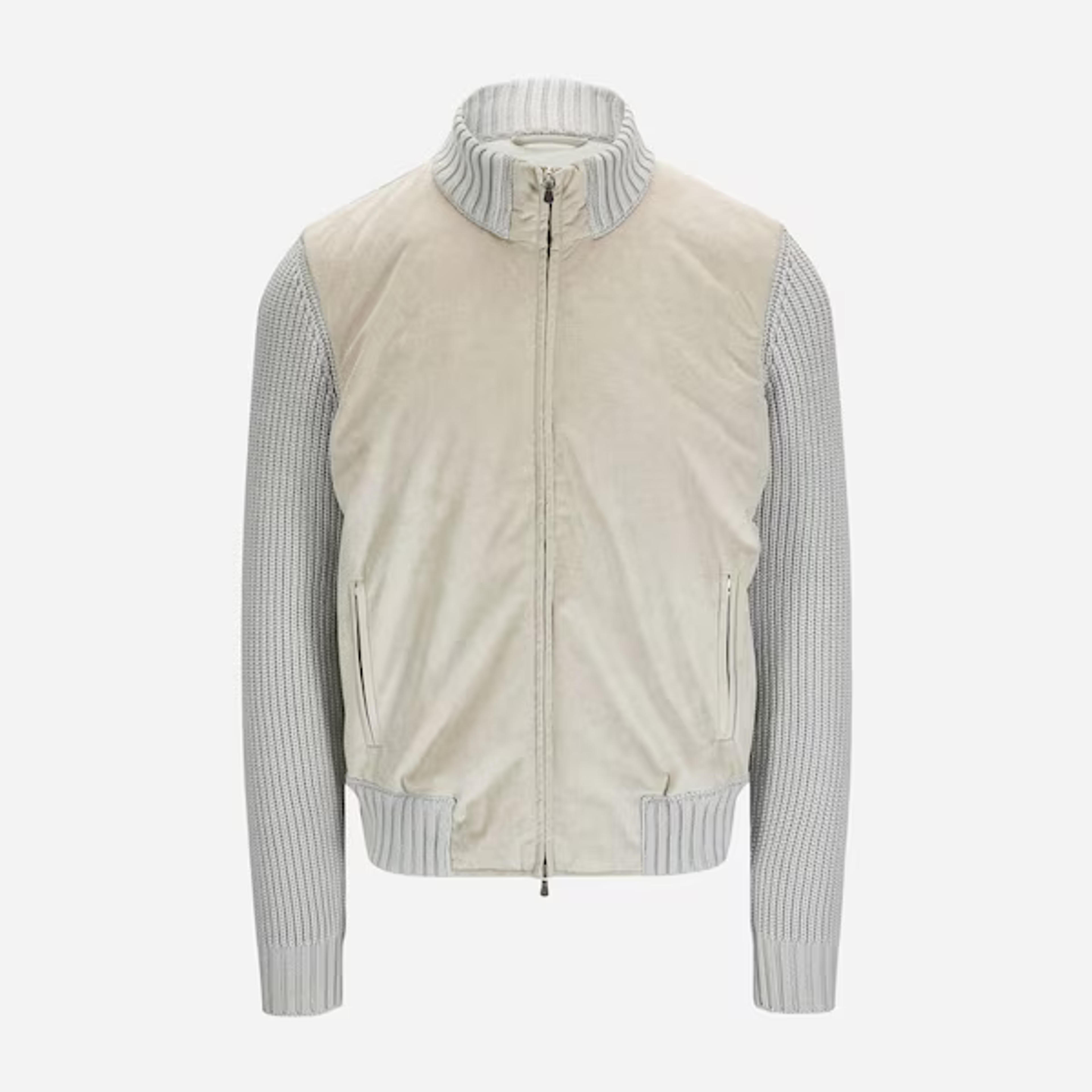 Full Zip Alcantara - Beige - Ferner Jacobsen