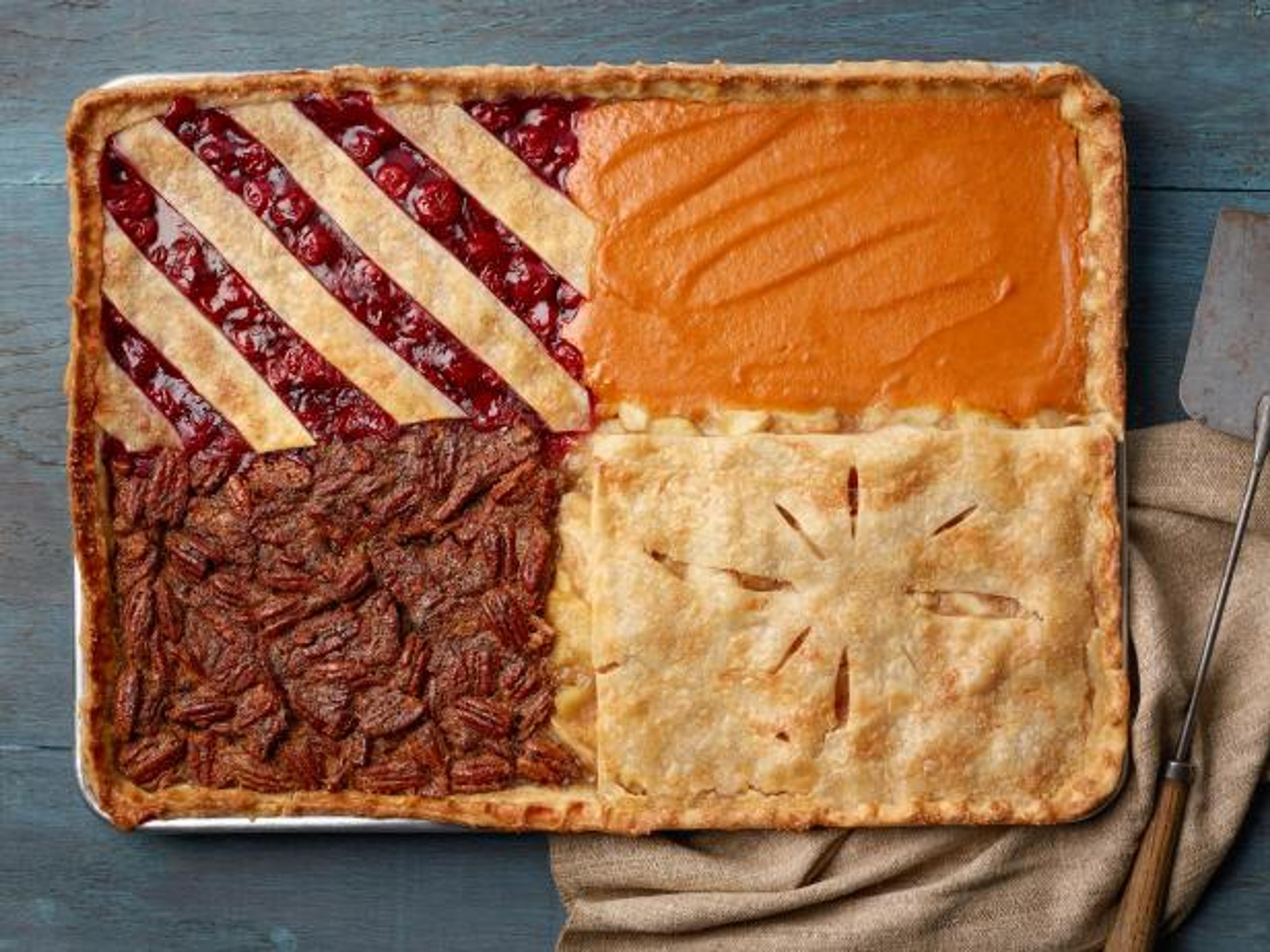 Four-Flavor Sheet Pan Pie Recipe | Food Network Kitchen | Food Network