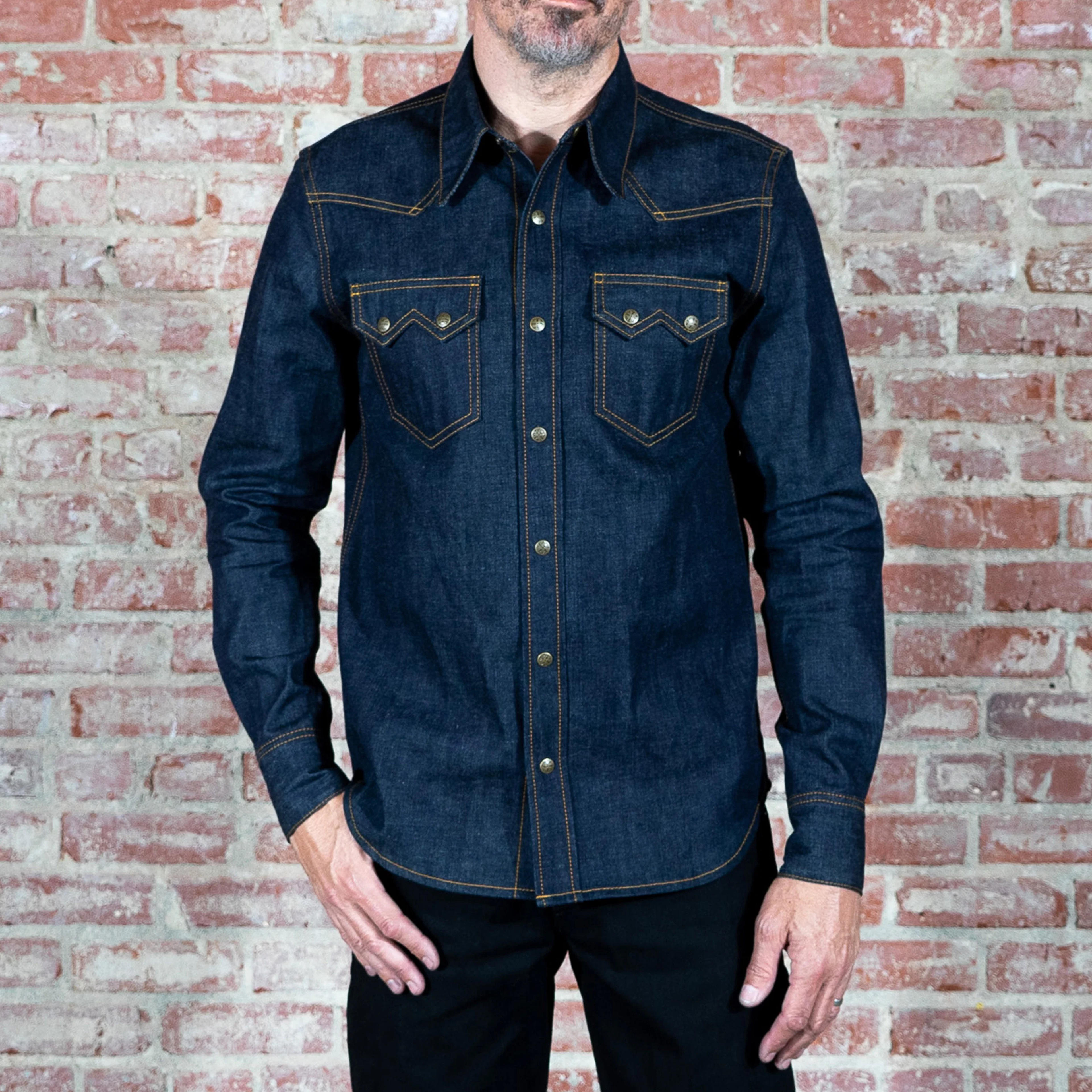 The Sawtooth Denim Shirt - Brave Star Selvage